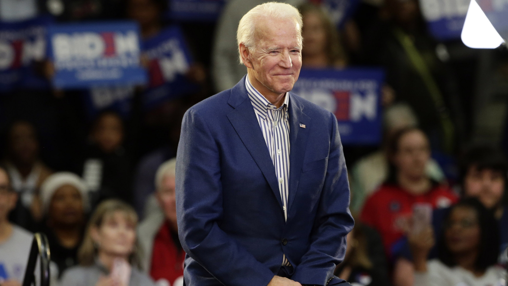 Der ehemalige US-Vizepräsident Joe Biden in South Carolina. | Bildquelle: AP