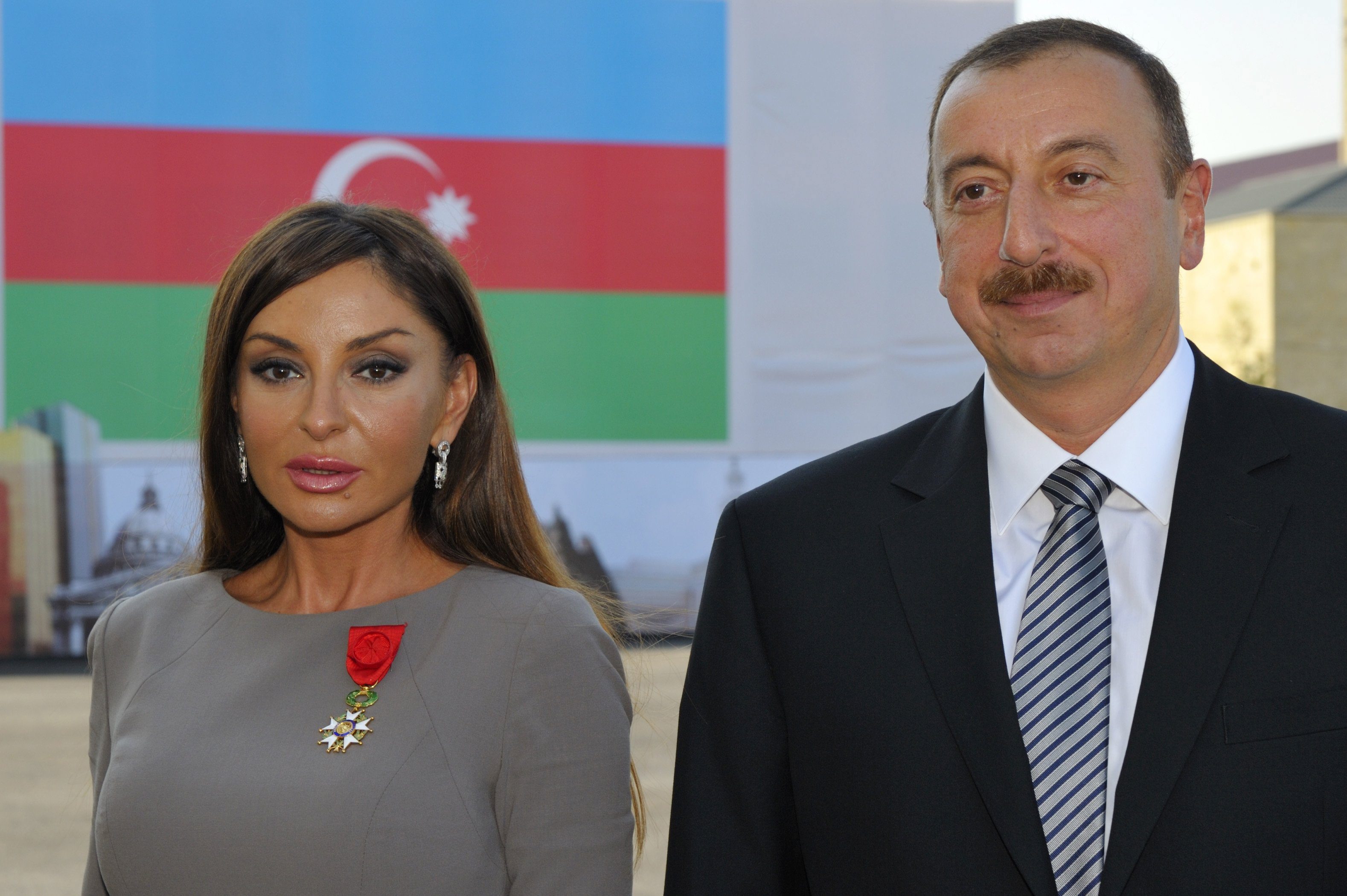 First Lady Mehriban Alijew und Aserbaidschans Präsident Ilham Alijew (Foto: REUTERS) (Klick führt weiter zum nächsten Bild)