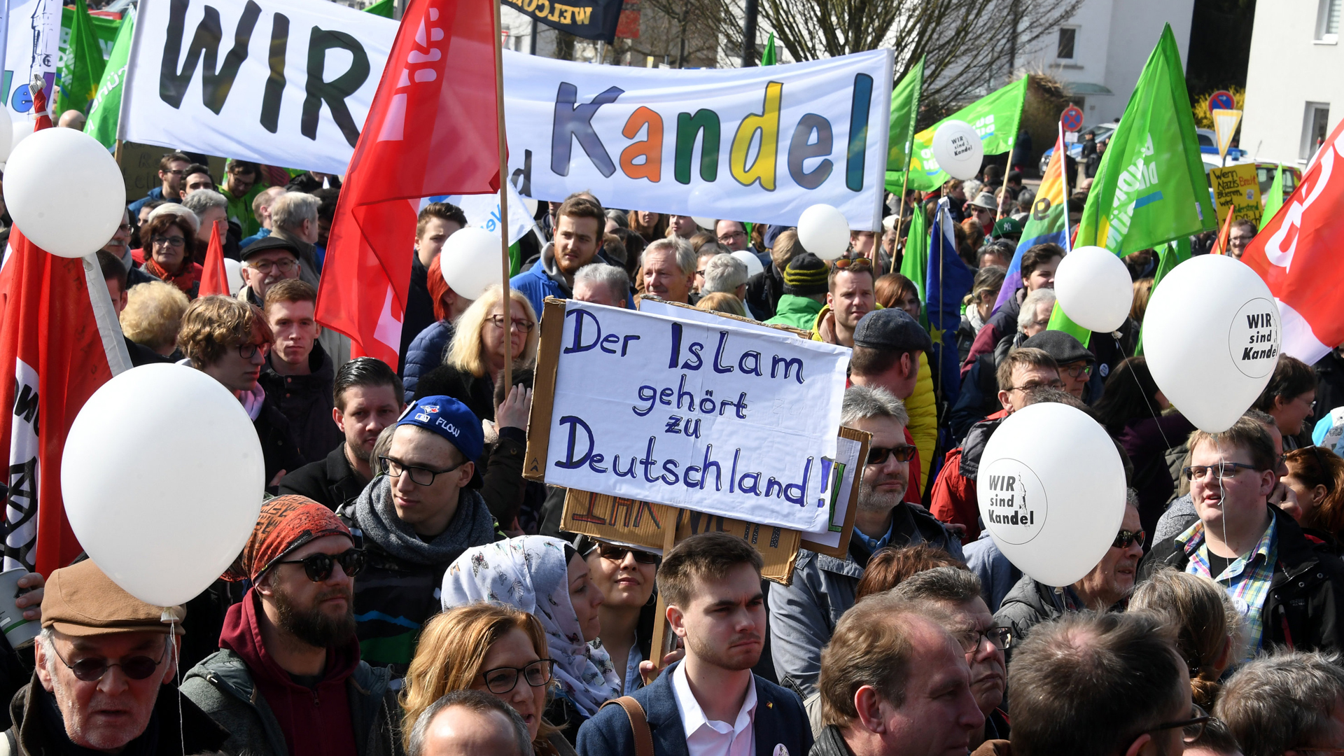 Demonstration in Kandel | Bildquelle: dpa