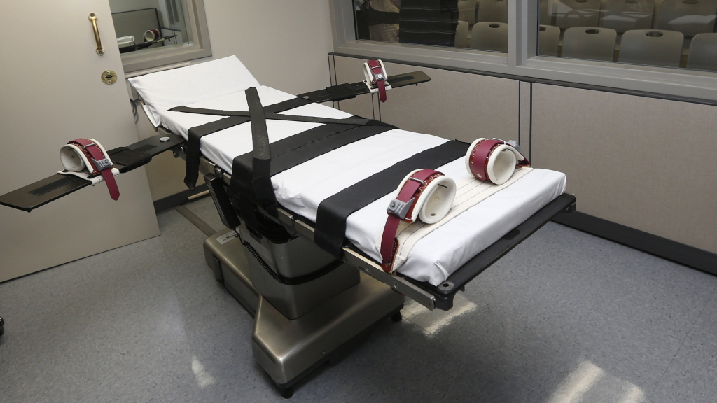 Die Hinrichtungskammer im Staatsgefängnis von Oklahoma. | Bildquelle: AP