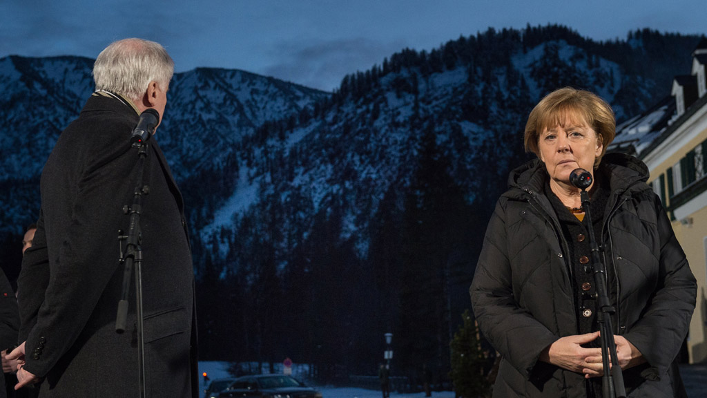 Seehofer und Merkel im Januar bei der CSU-Klausurtagung in Kreuth