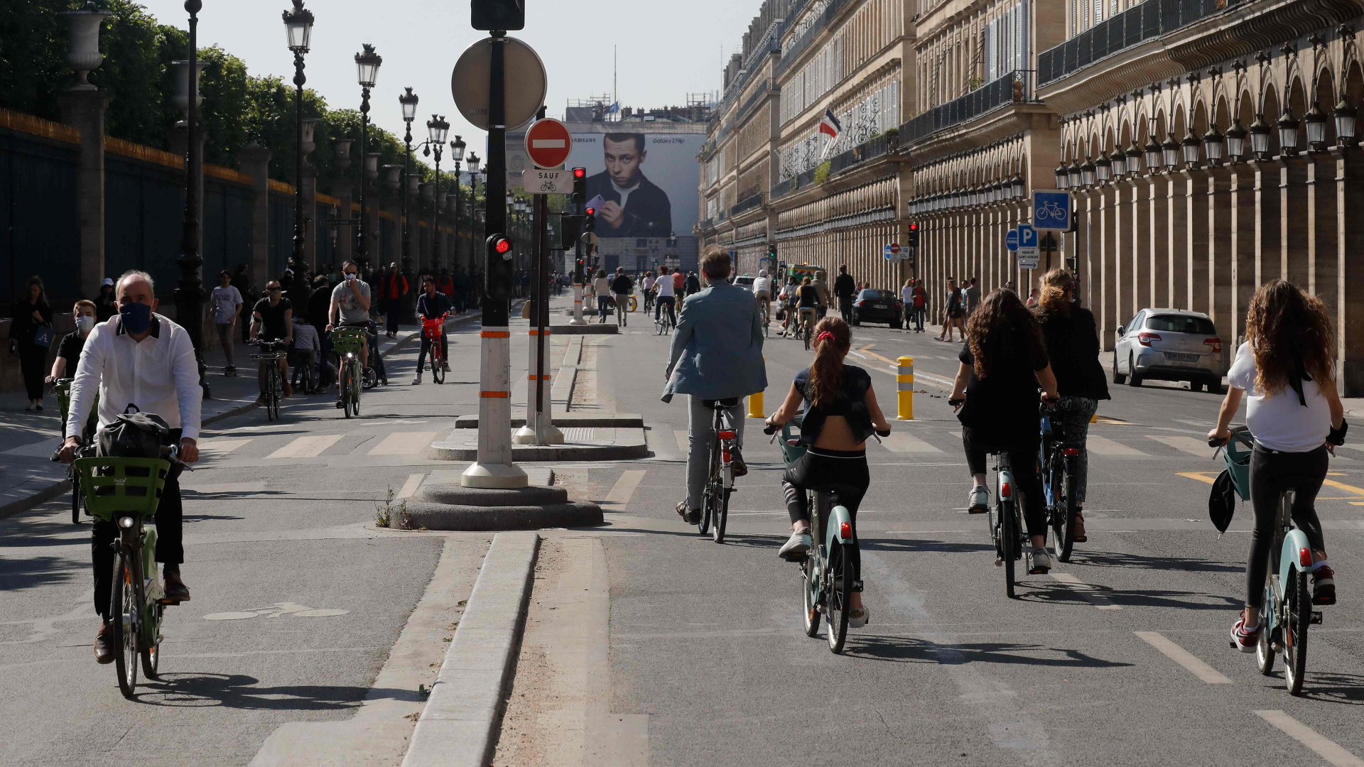 Fahrradfahrer in Paris | AFP