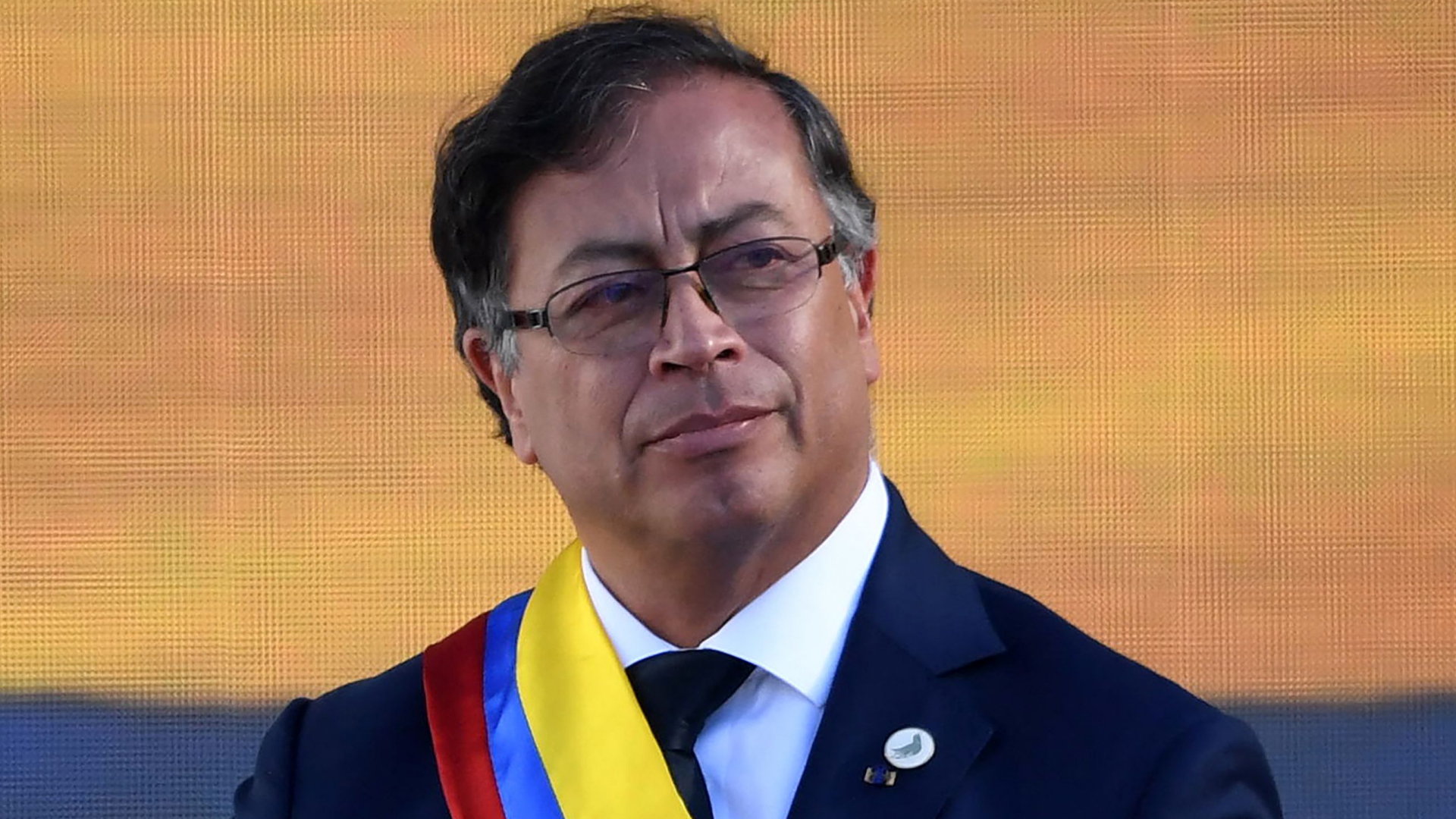 Gustavo Petro, Kolumbiens neuer Präsident, bei seiner Amtseinführung.