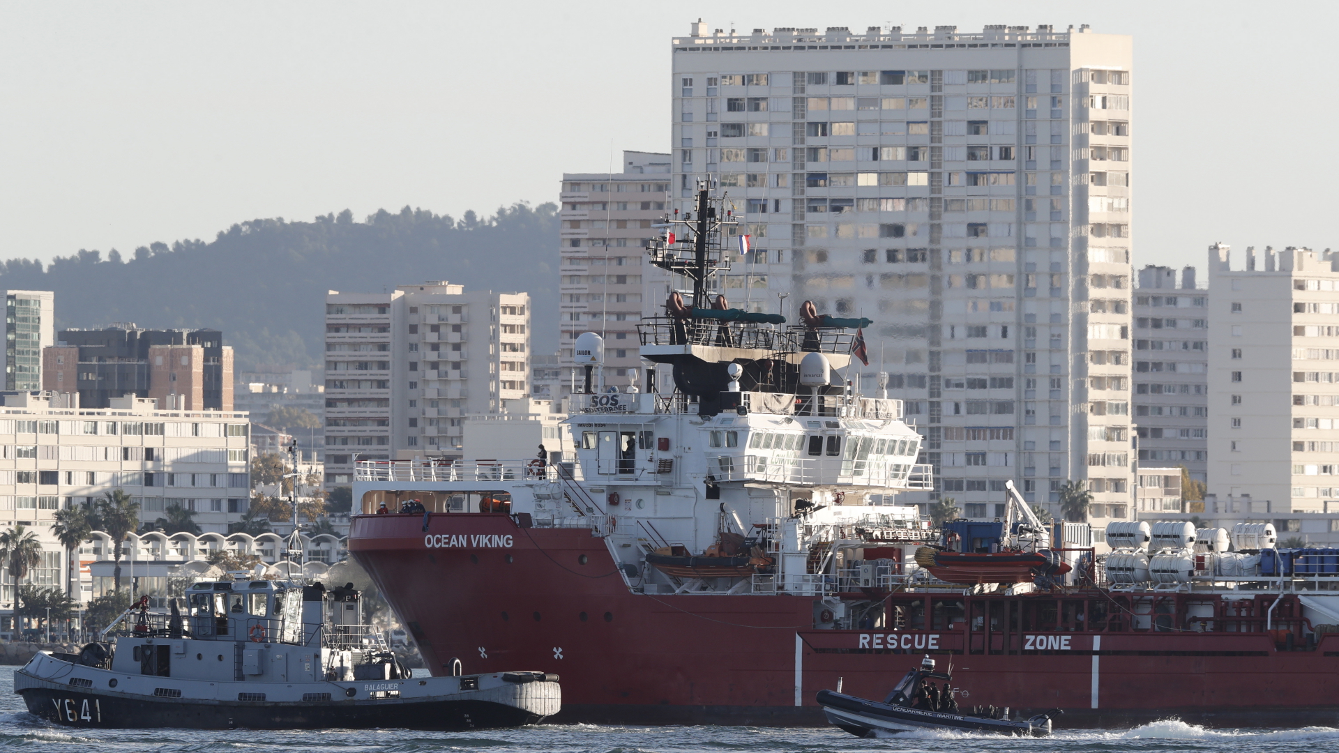 Seenotrettungsschiff "Ocean Viking" in Toulon | EPA