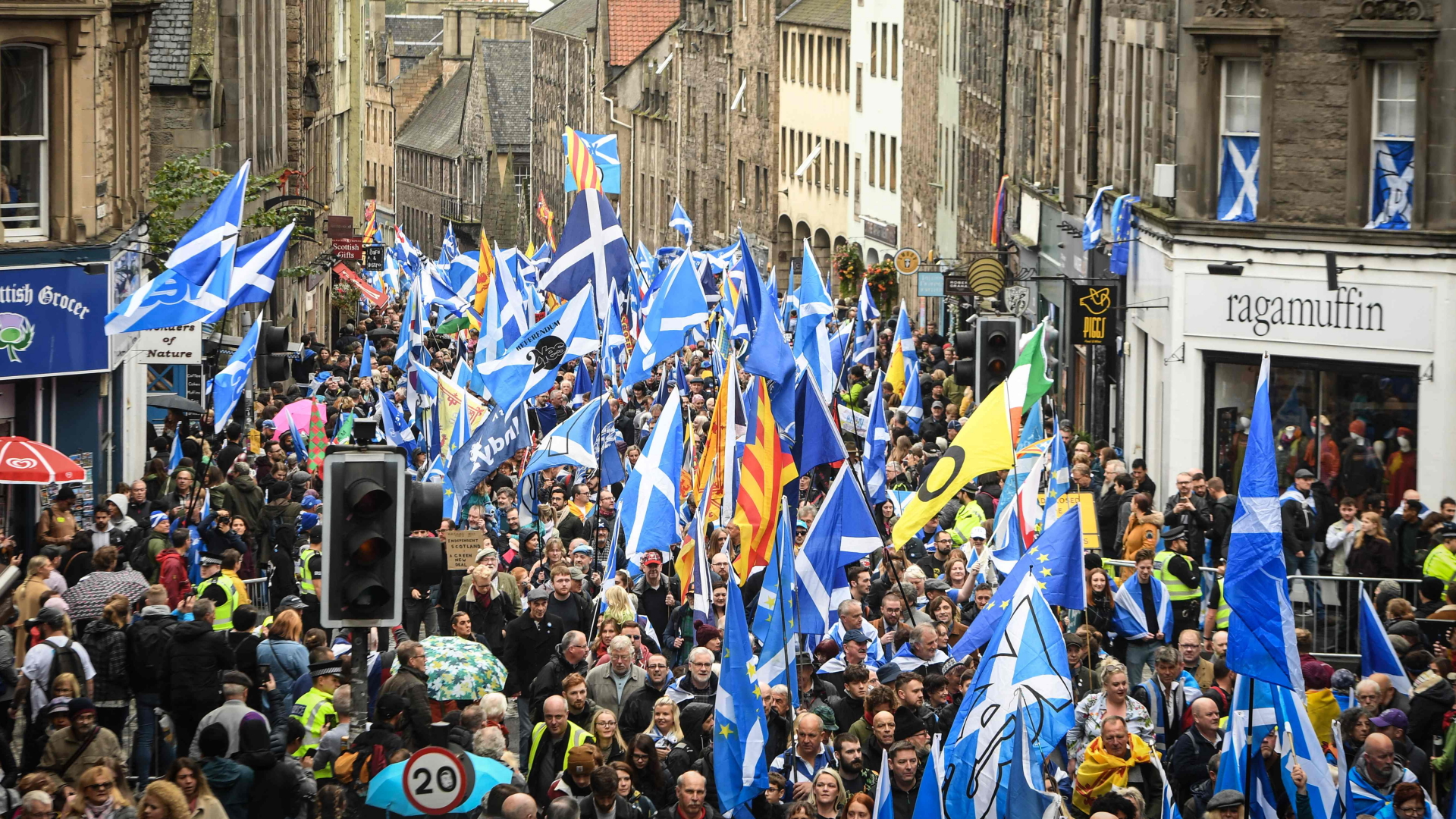 Demonstration in Edinburgh | AFP