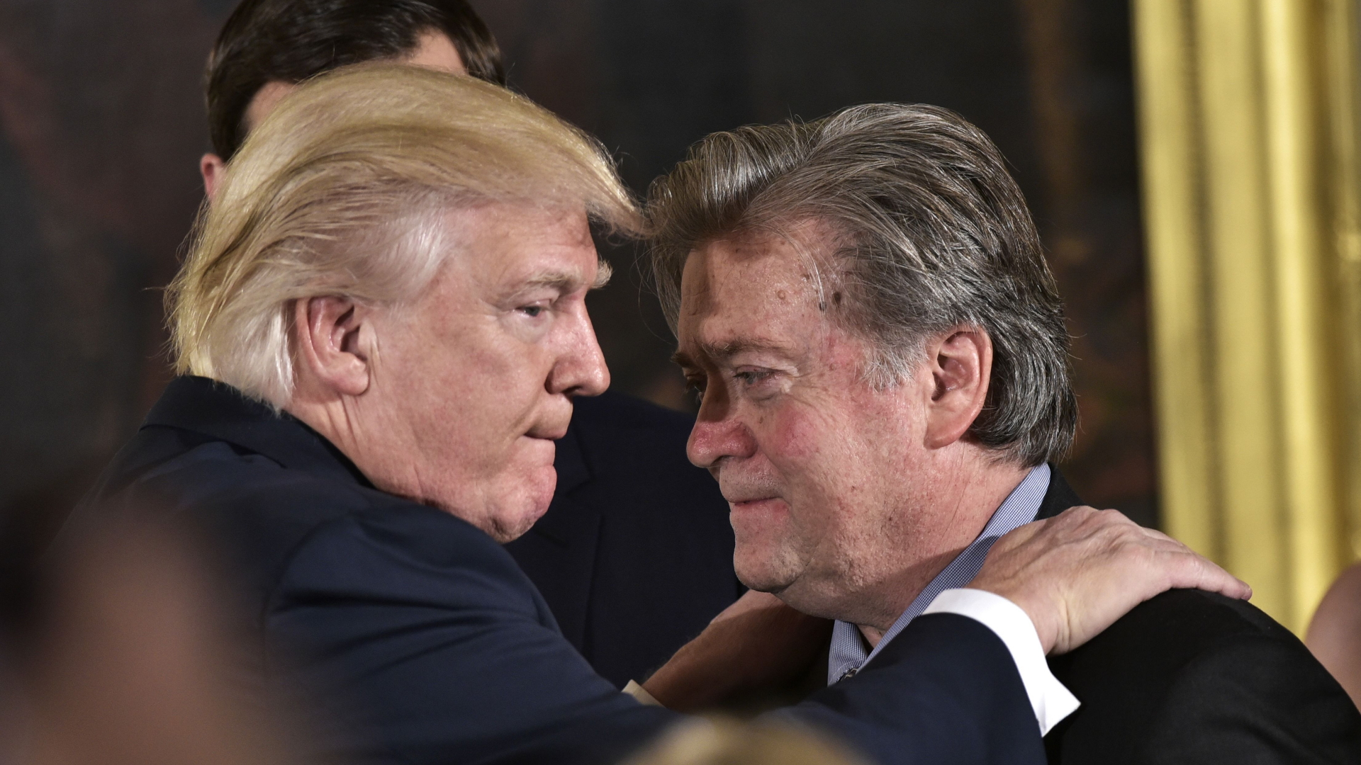 US-Präsident Trump und Ex-Chefstratege Bannon | Bildquelle: AFP