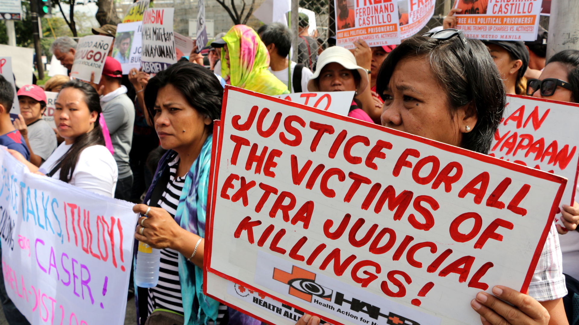 Auf den Philippinen demonstrieren Bürger gegen die brutale Anti-Drogen Kampagne der Regierung.  | dpa