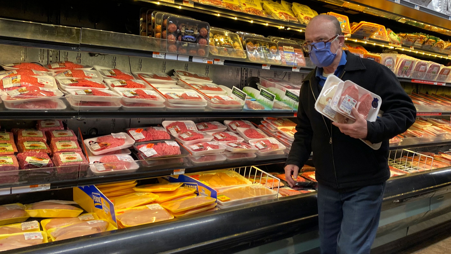 Fleisch-Kühltruhe in US-Supermarkt | JASON SZENES/EPA-EFE/Shutterstoc