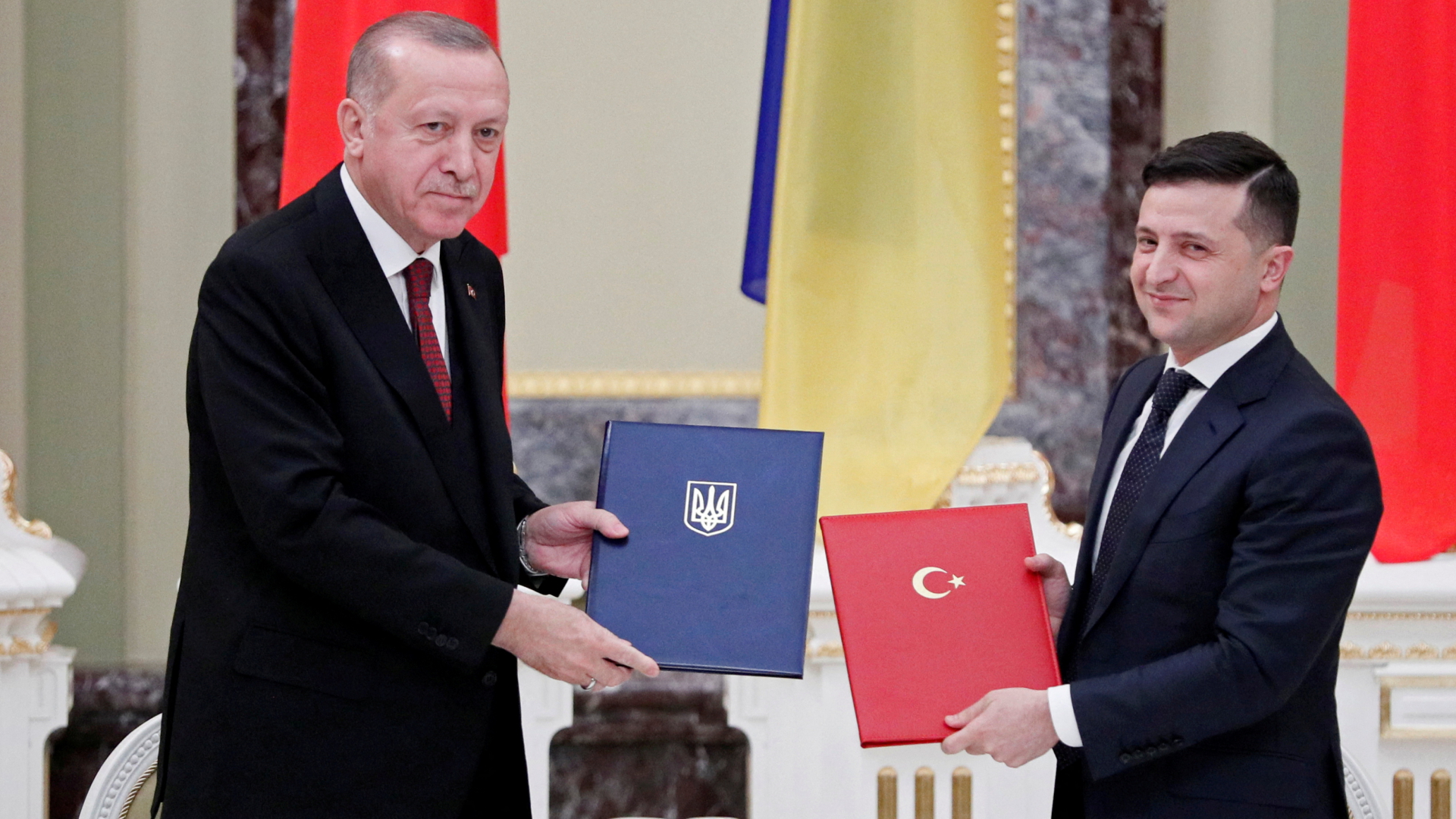 Tayyip Erdogan und Wolodymyr Selenskyj | REUTERS