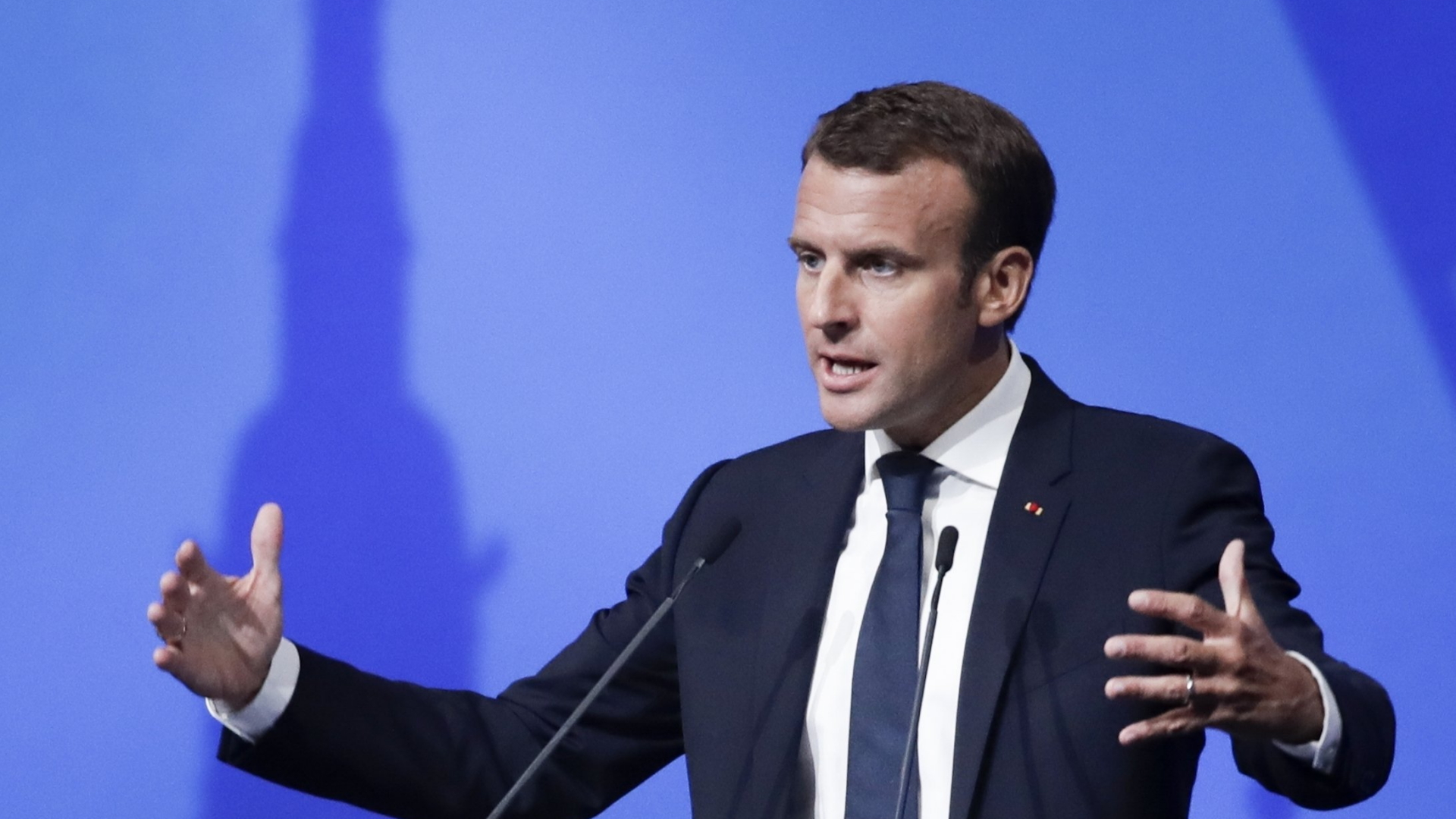 Frankreichs Präsident Emmanuel Macron | AP
