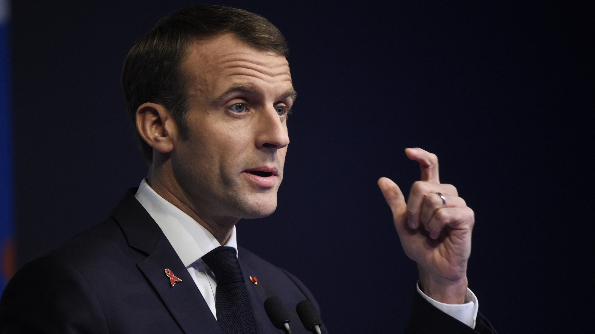 Der französische Präsident Emmanuel Macron | Bildquelle: AP