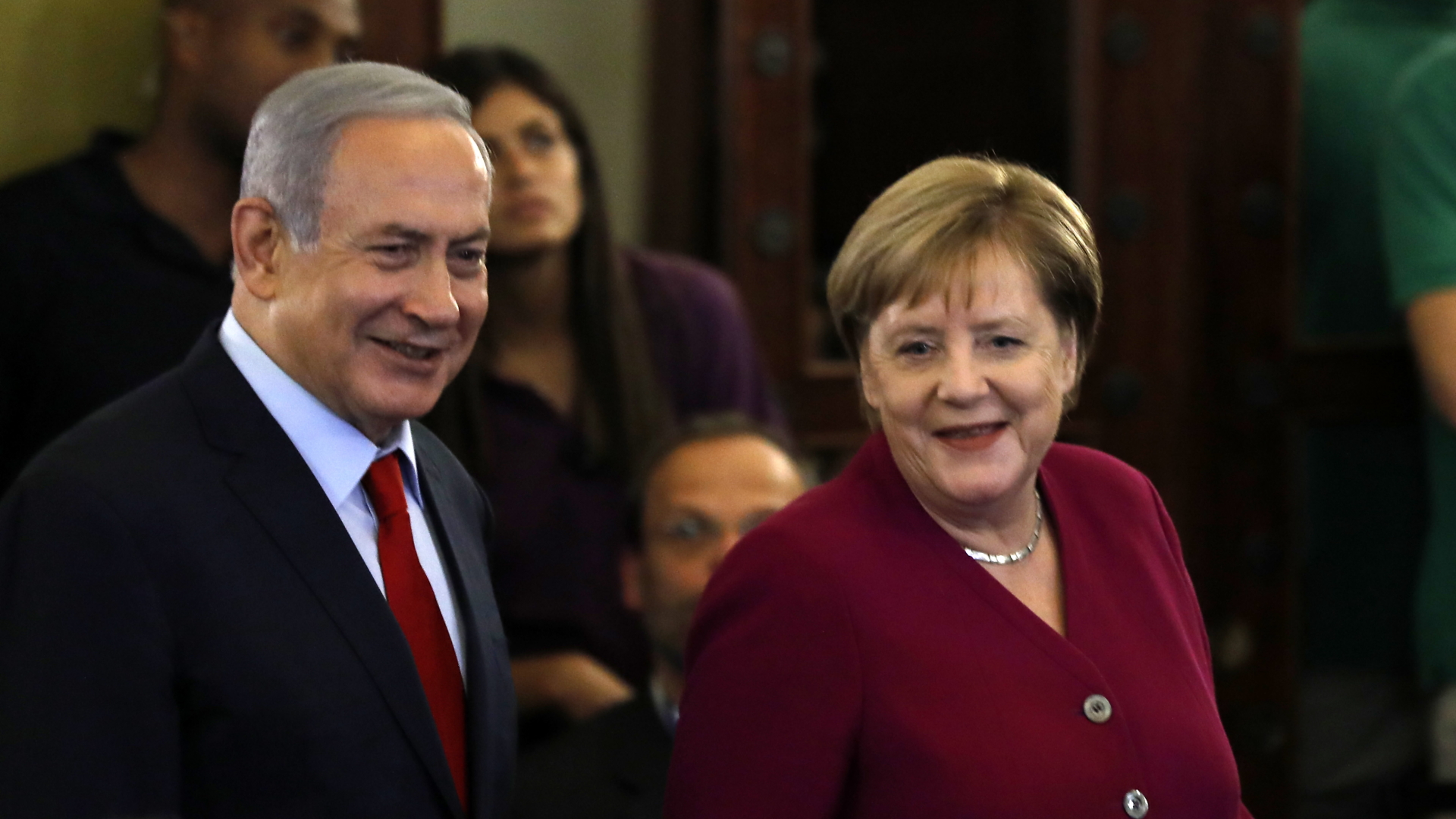 Merkel und Netanyahu | Bildquelle: AFP