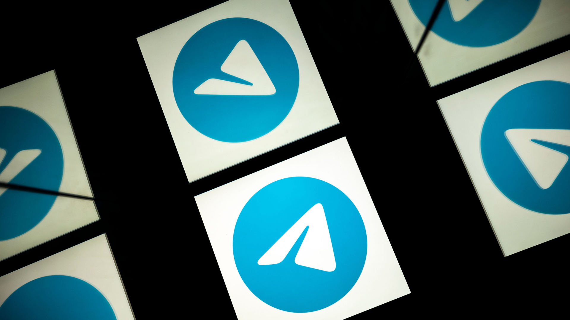 Symbole des Messenger-Dienstes Telegram | AFP