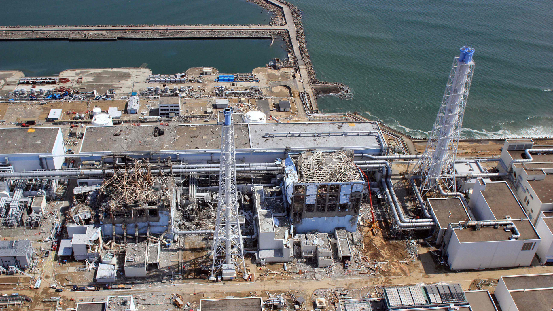 Zerstörtes Kernkraftwerk Fukushima I | AFP