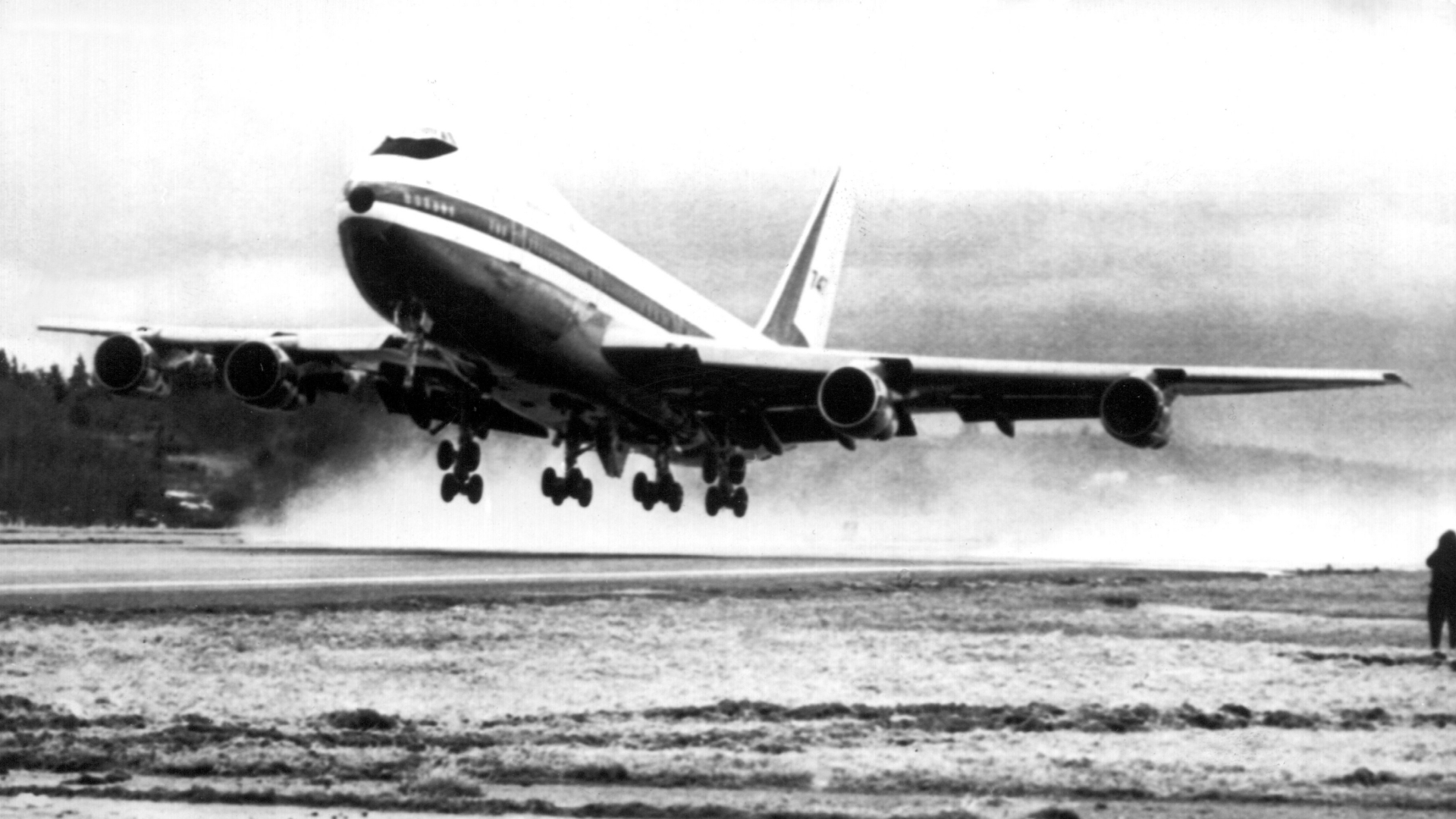 Eine Boeing 747 startet zum erfolgreichen ersten Probeflug von Paine Field im US-Bundesstaat Washington aus. (Archivbild) | dpa