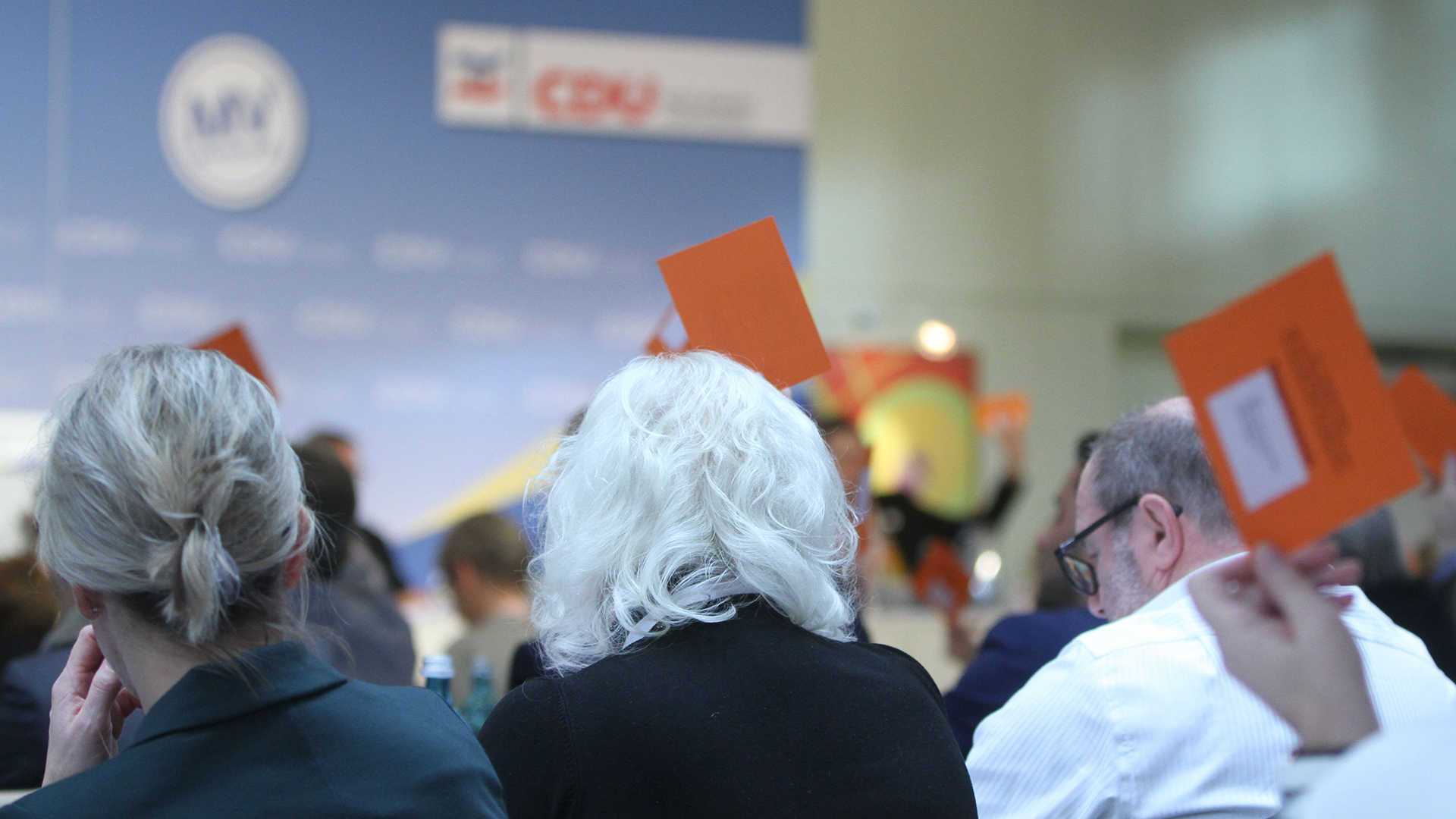 Abstimmung auf dem Landesparteitag der CDU des Landes Mecklenburg-Vorpommern (Archivbild: November 2019) | imago images/BildFunkMV