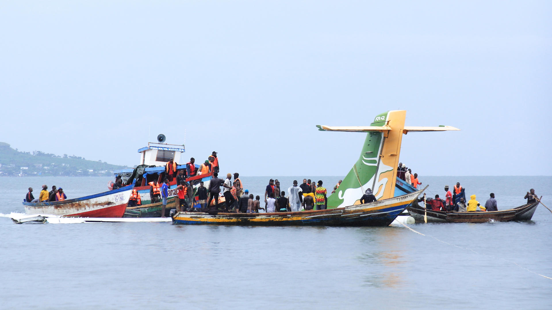 Ramp in Tanzania: vliegtuigcrash in het Victoriameer