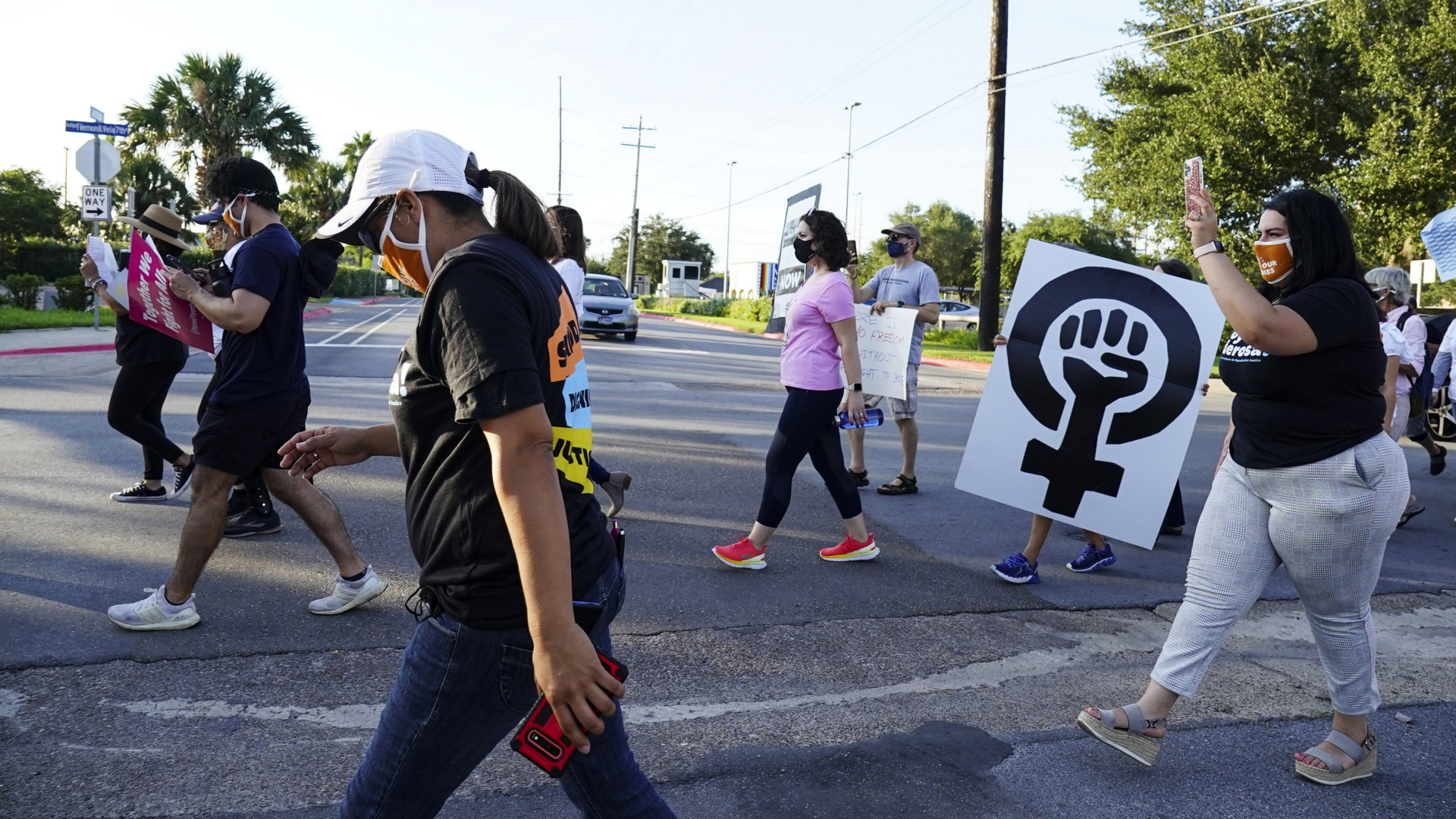 Demonstration von Frauen in Brownsville/Texas | AP