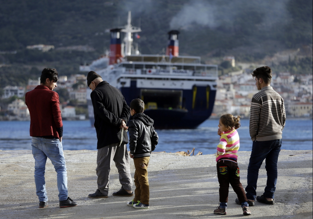 Flüchtlinge auf der griechischen Insel Samos