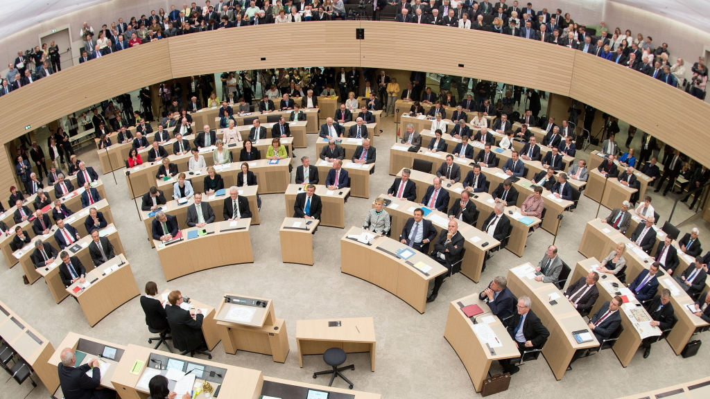Landtagssitzung in Stuttgart