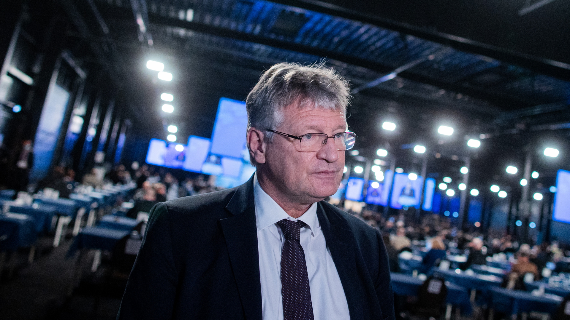  Jörg Meuthen, AfD-Bundessprecher, gibt beim Bundesparteitag ein Interview | dpa