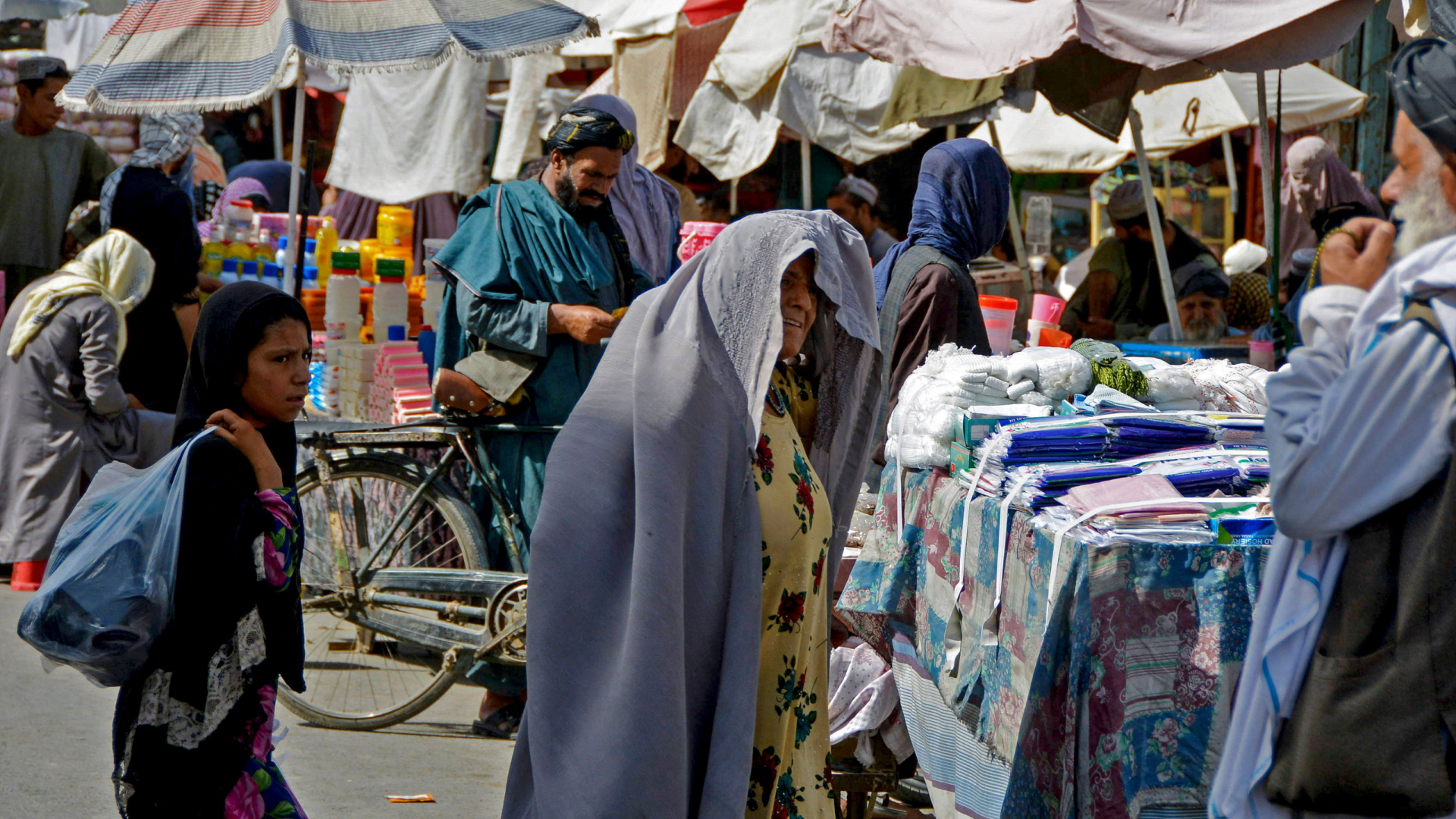 Marktszene in Kandahar