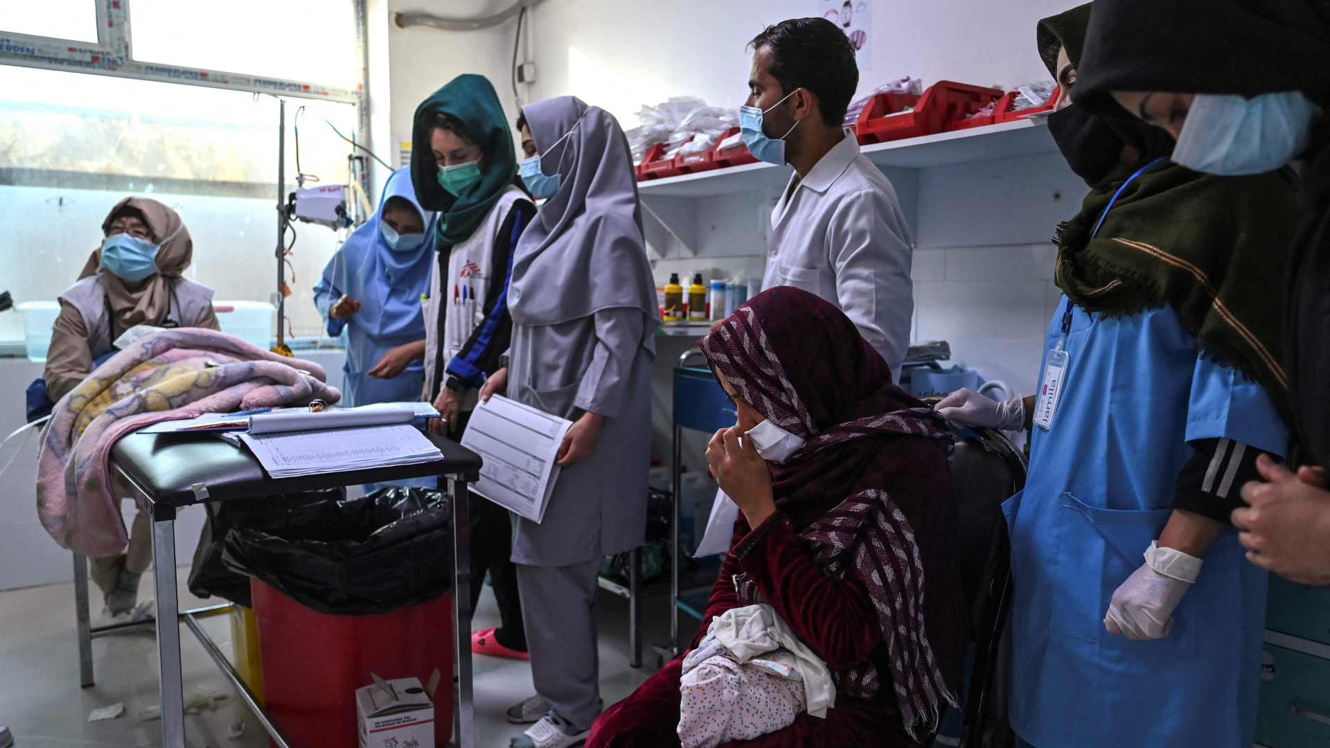 Behandlung eines unterernährten Säuglings im afghanischen Herat | AFP