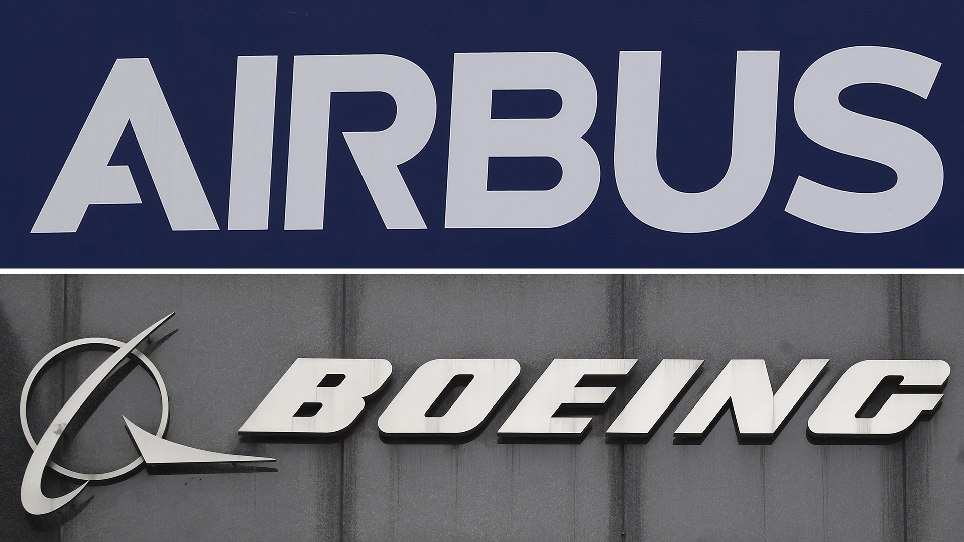 Firmenlogos von Airbus und Boing | picture alliance/dpa/dpa/Xinhua