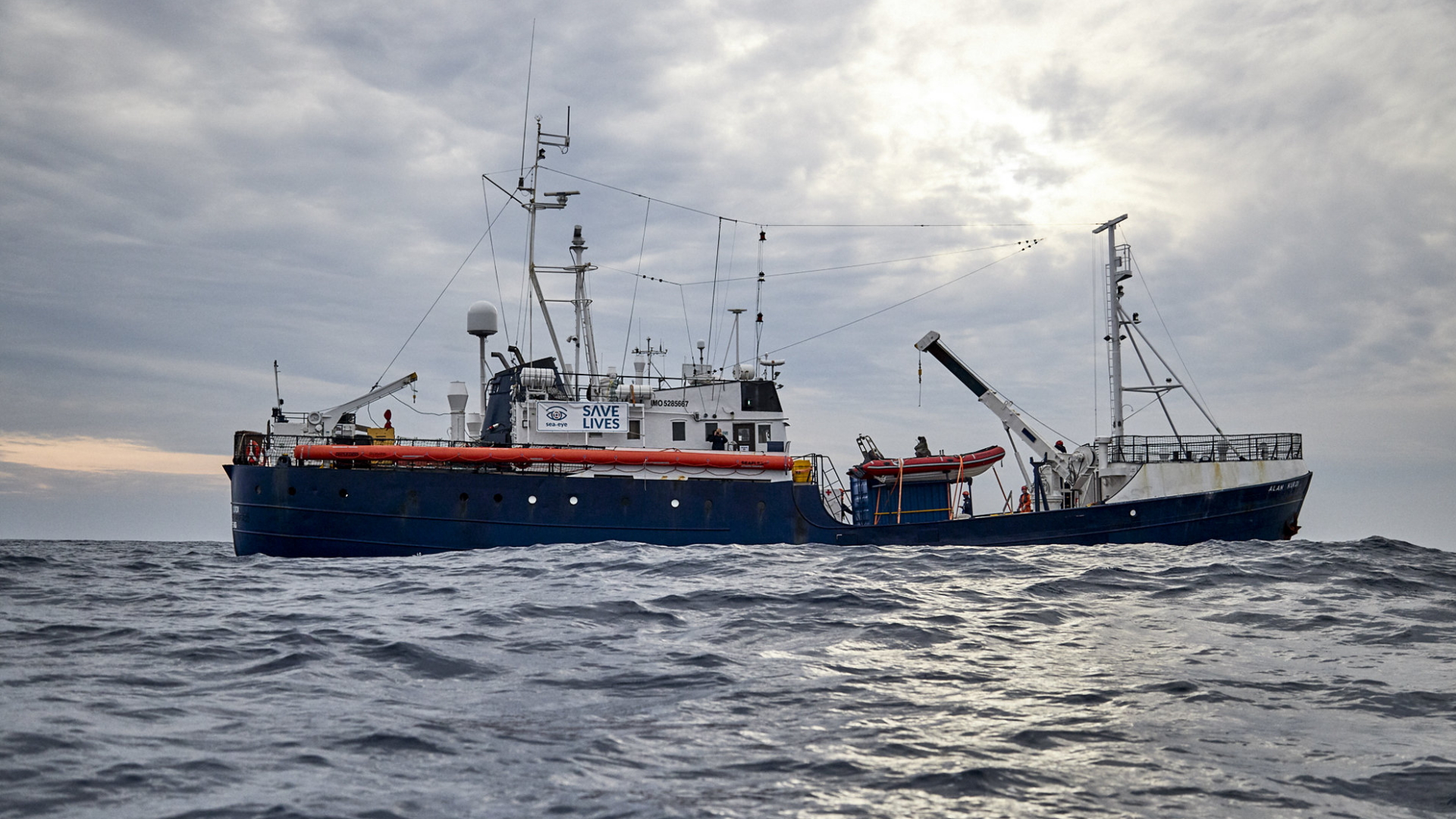 Rettungsschiff “Alan Kurdi“ nimmt Kurs auf Lampedusa