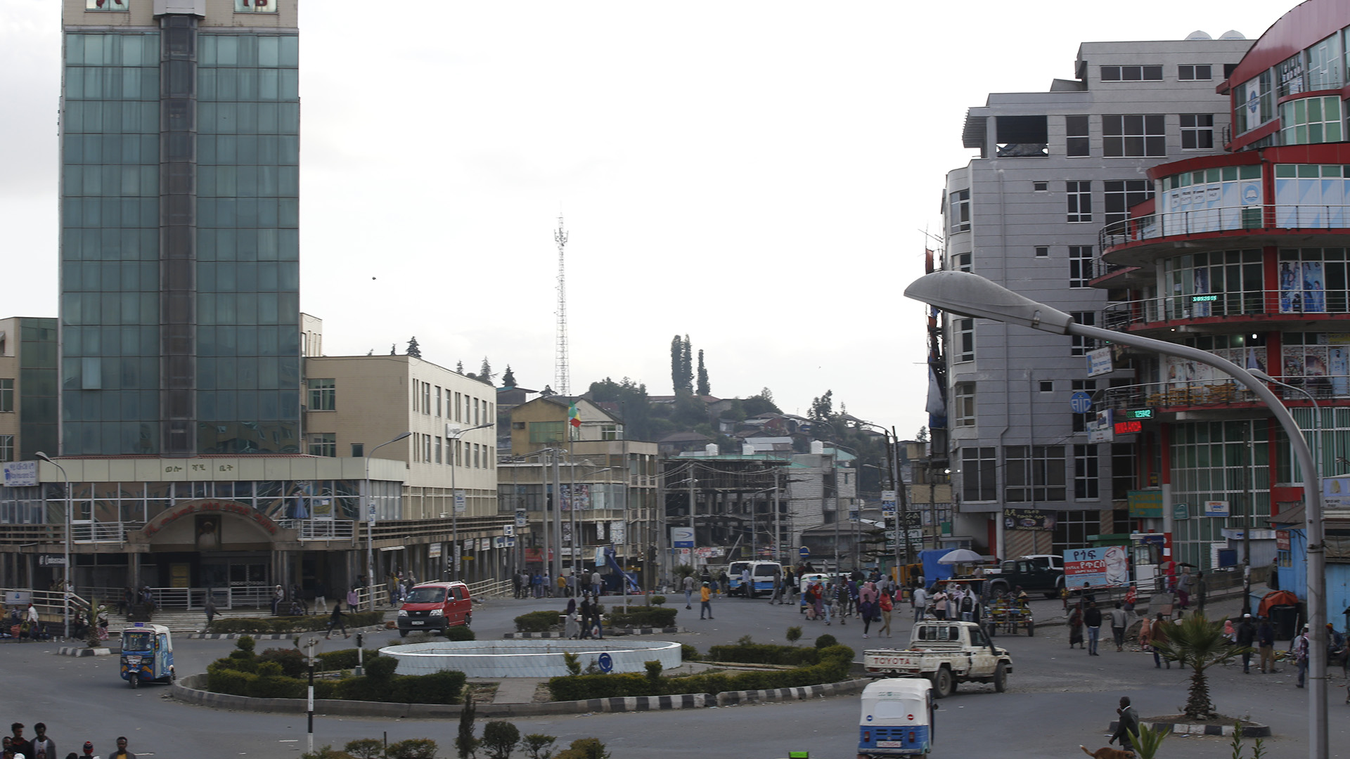 Das Stadtzentrum von Amhara in Äthiopien. | picture alliance / AA