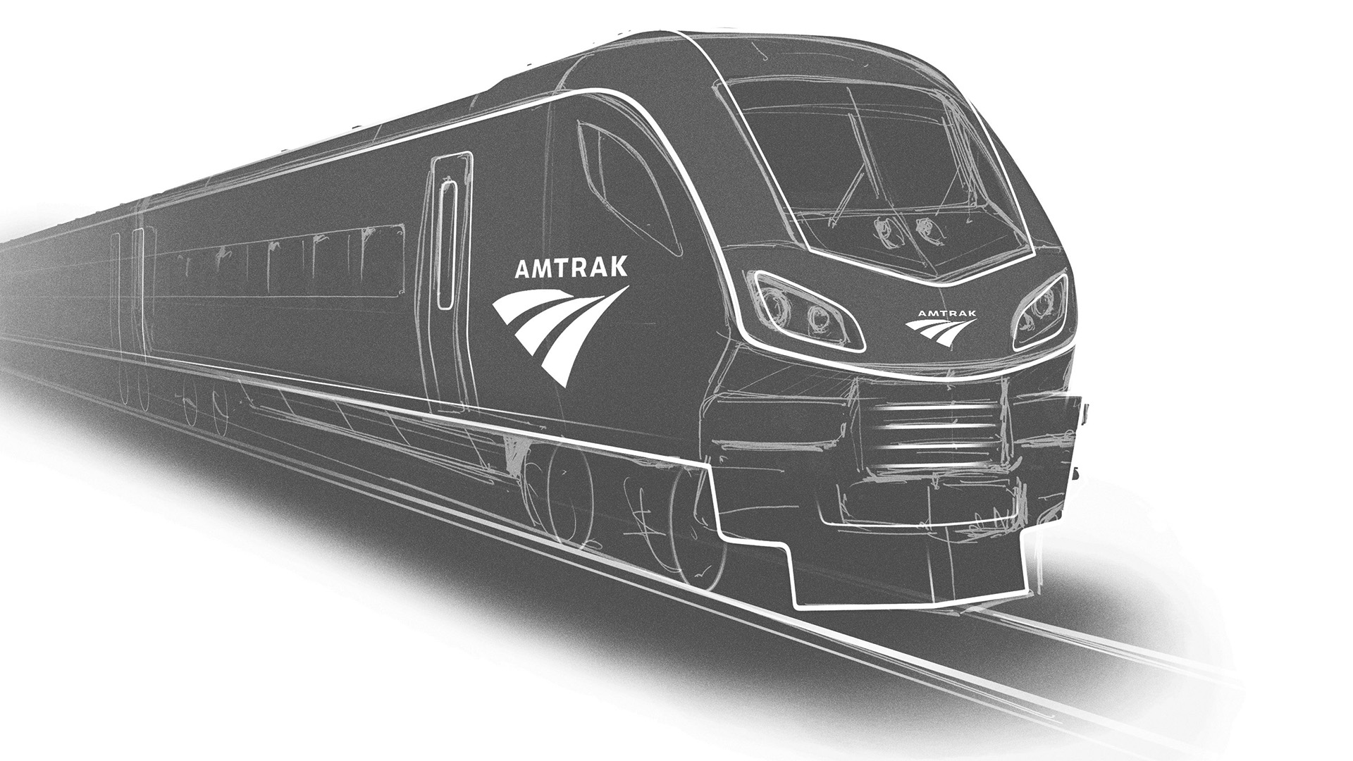 Illustration mit dem künftigen Amtrak-Zug, den Siemens liefern will | AP