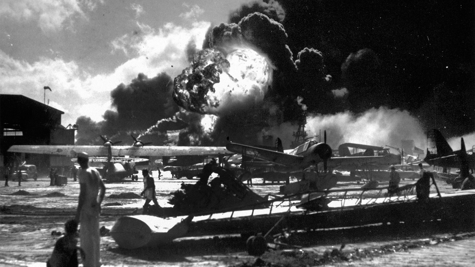 Japanische Kampfflugzeuge auf dem Weg nach Pearl Harbor | AP