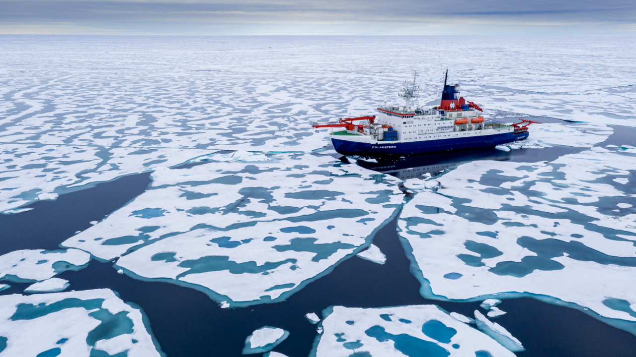Das Forschungsschiff "Polarstern" ist in der Antarktis unterwegs | dpa