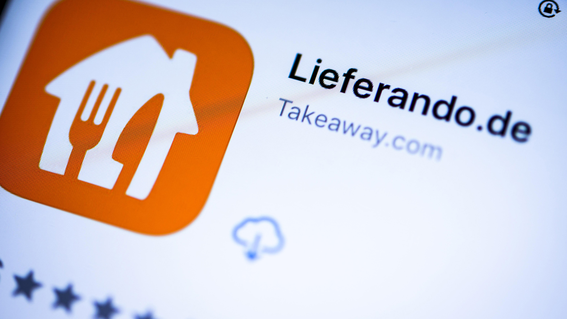 App Lieferando | picture alliance / imageBROKER