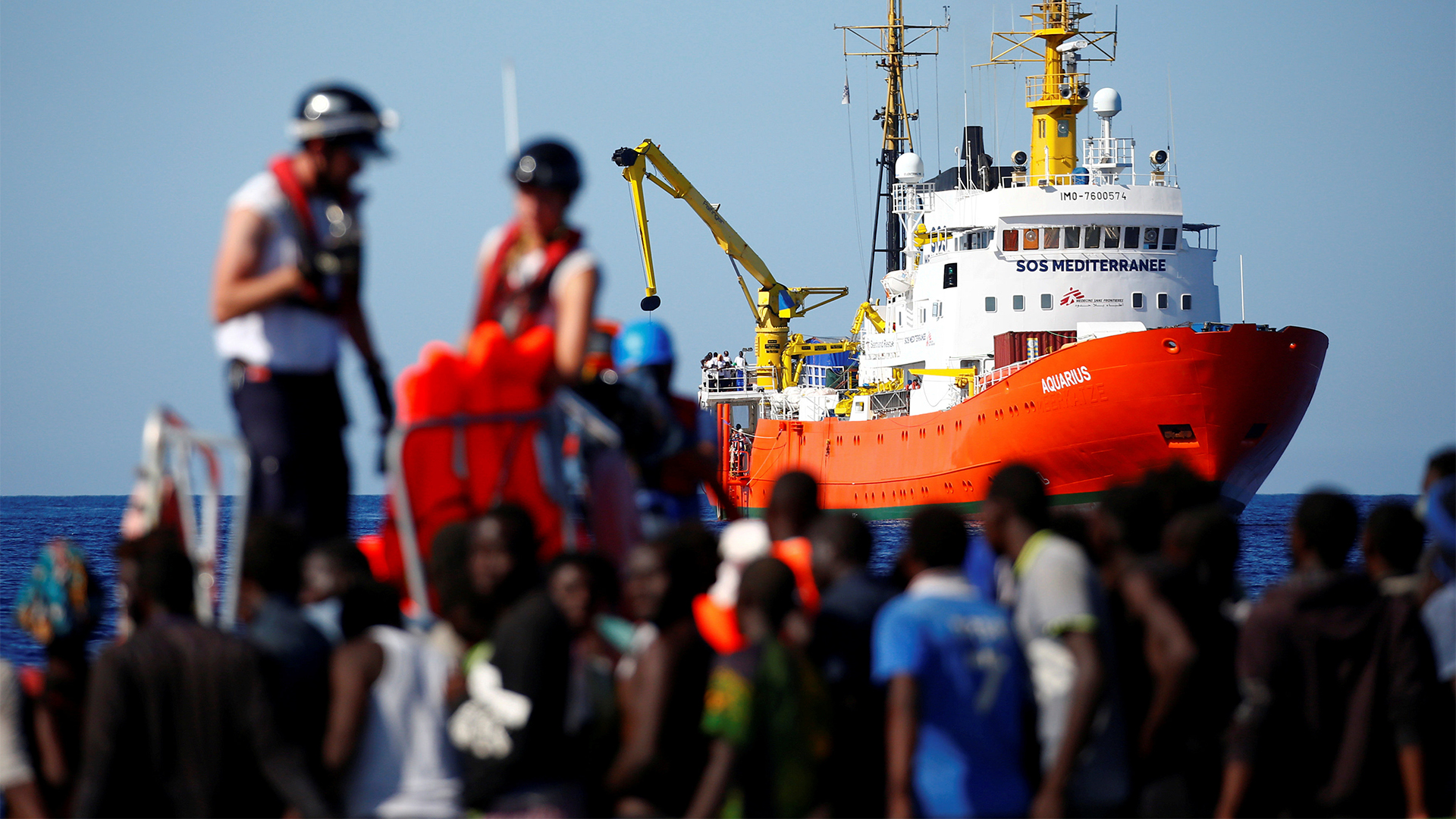Das Rettungsschiff ''MV Aquarius'' (Archivbild) | REUTERS