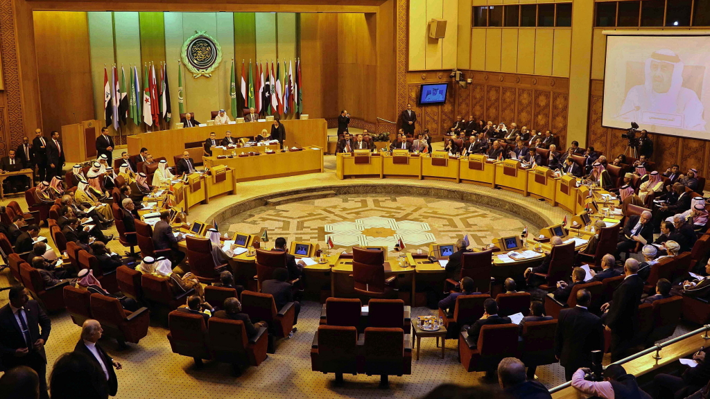 Blick auf die Krisensitzung der Arabischen Liga in Kairo | null