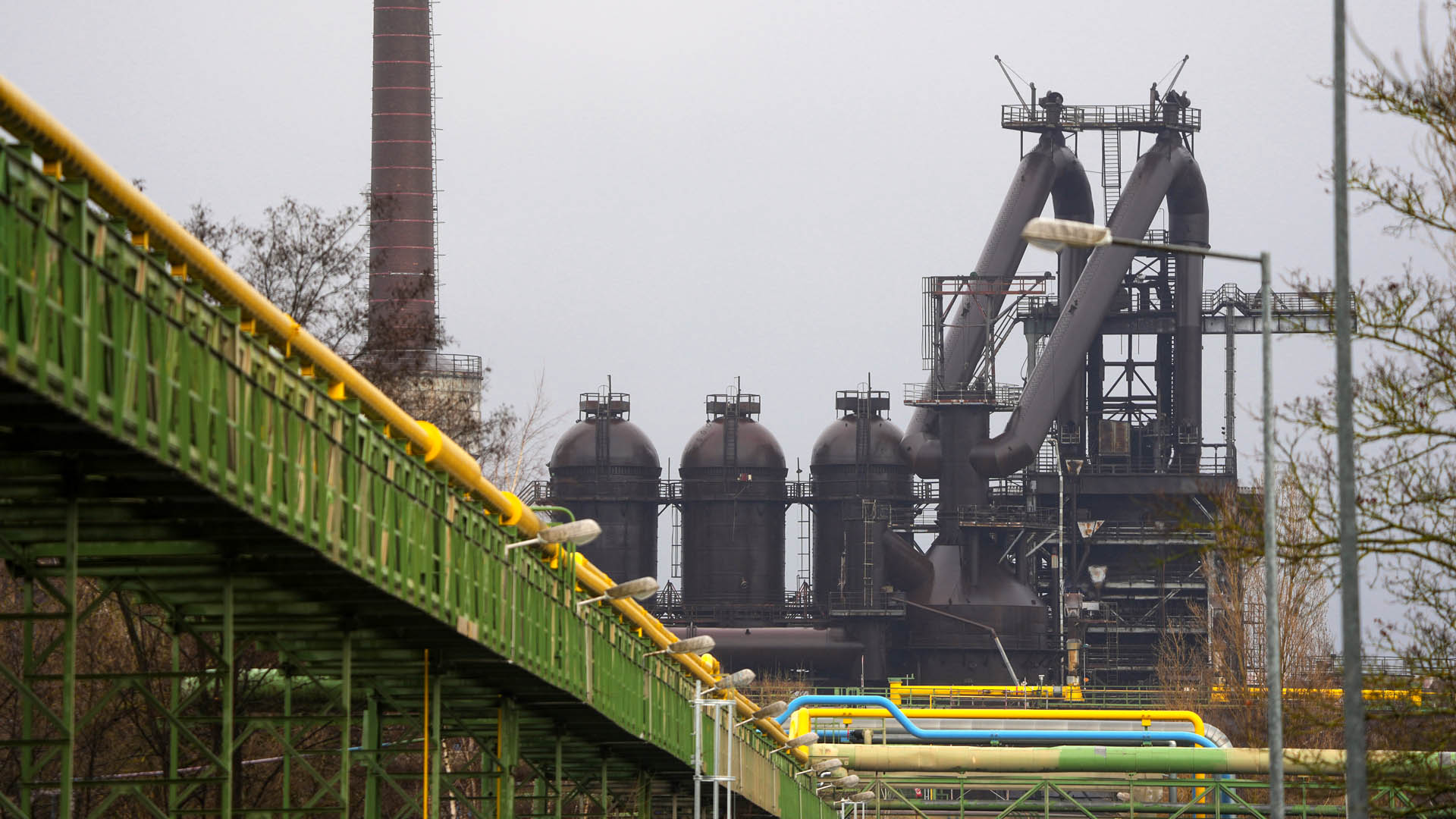 Anlagen im Stahlwerk ArcelorMittal in Eisenhüttenstadt | picture alliance/dpa/dpa-Zentral