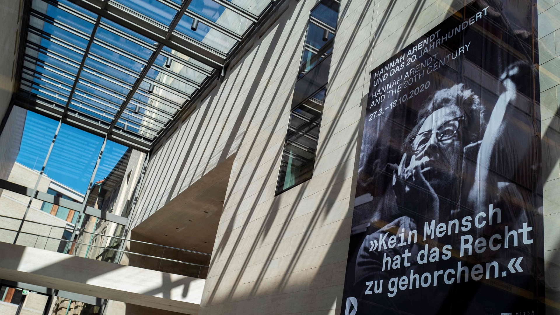 Das Deutsche Historische Museum zeigt eine Ausstellung über Hannah Arendt. | AFP