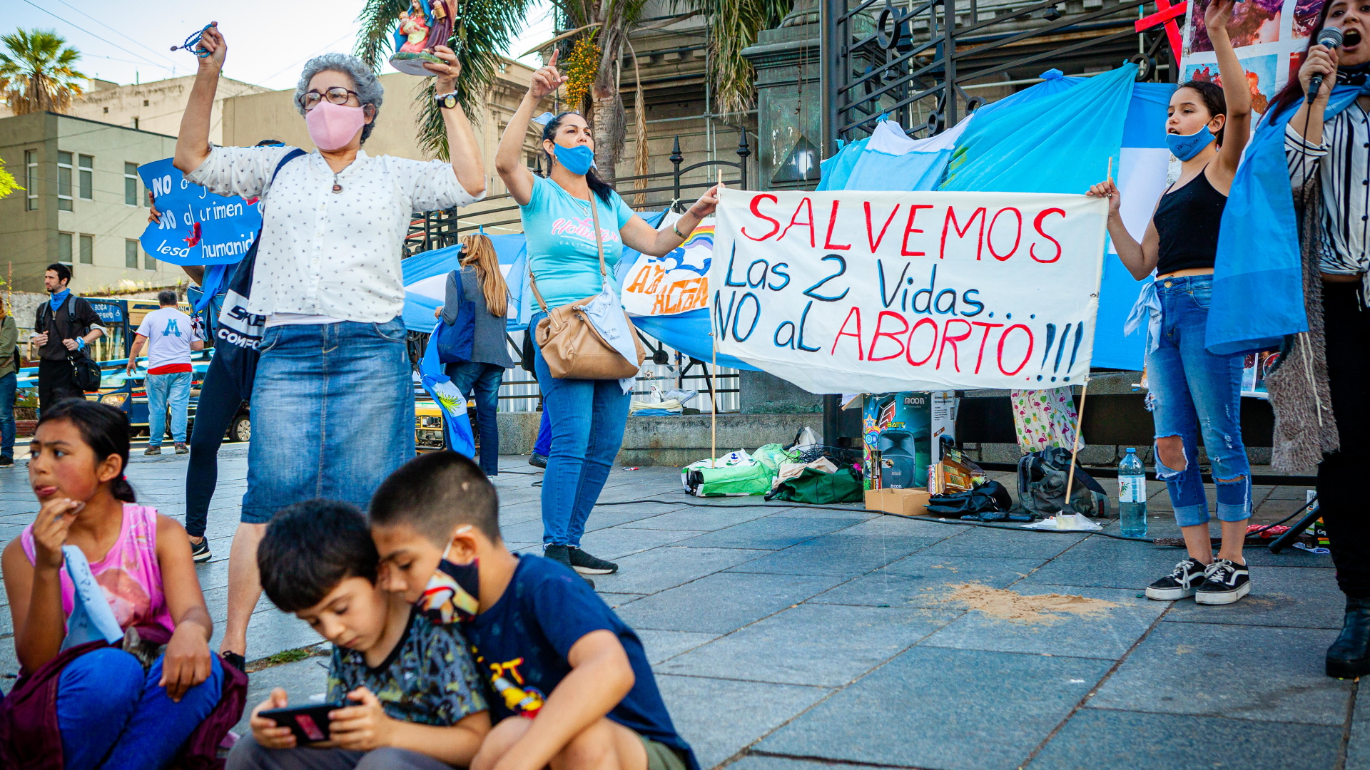 Demo für Legalisierung von Schwangerschaftsabbrüchen in Argentinien | dpa