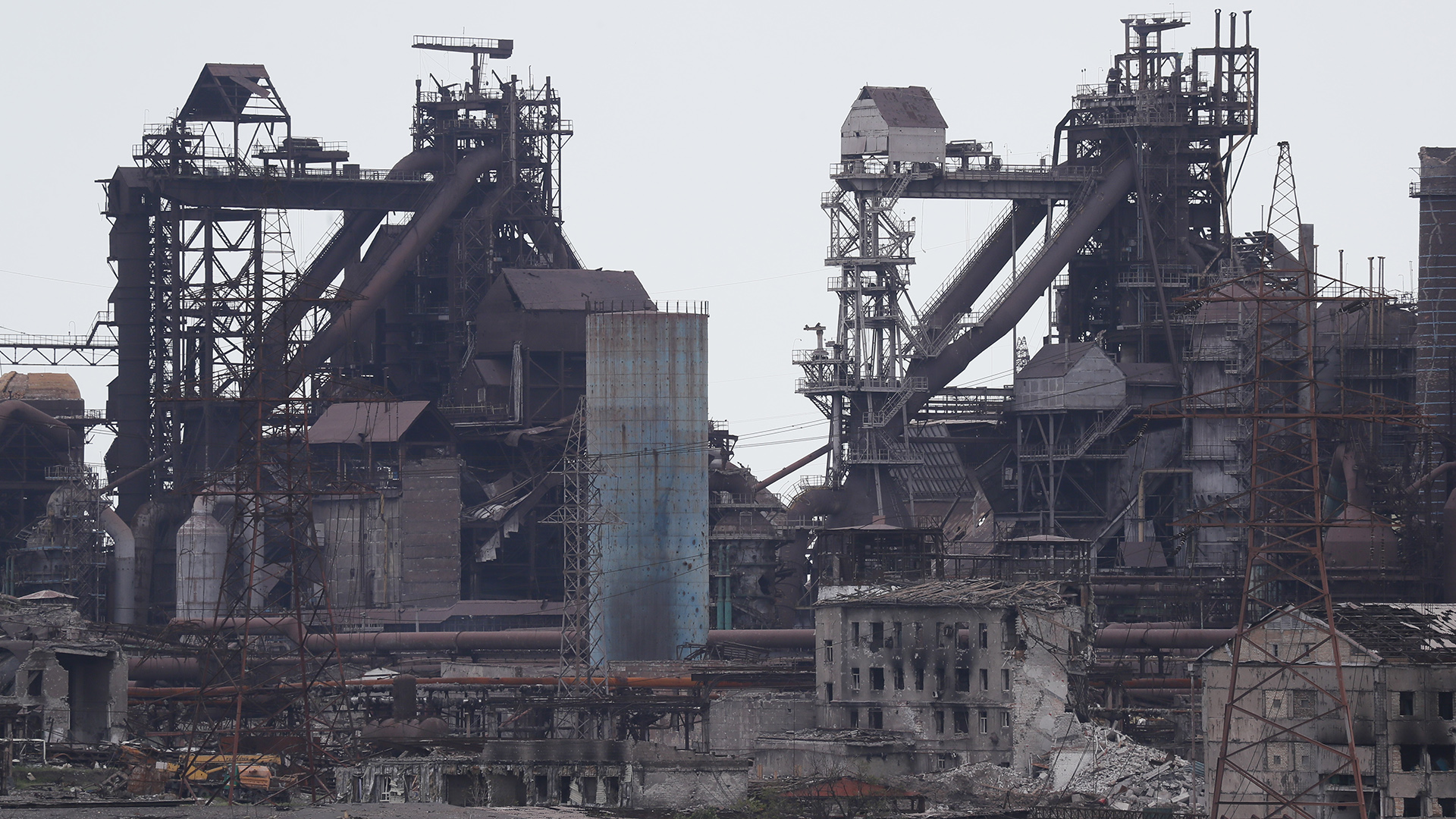 Das Azovstal-Werk in Mariupol | picture alliance/dpa/XinHua