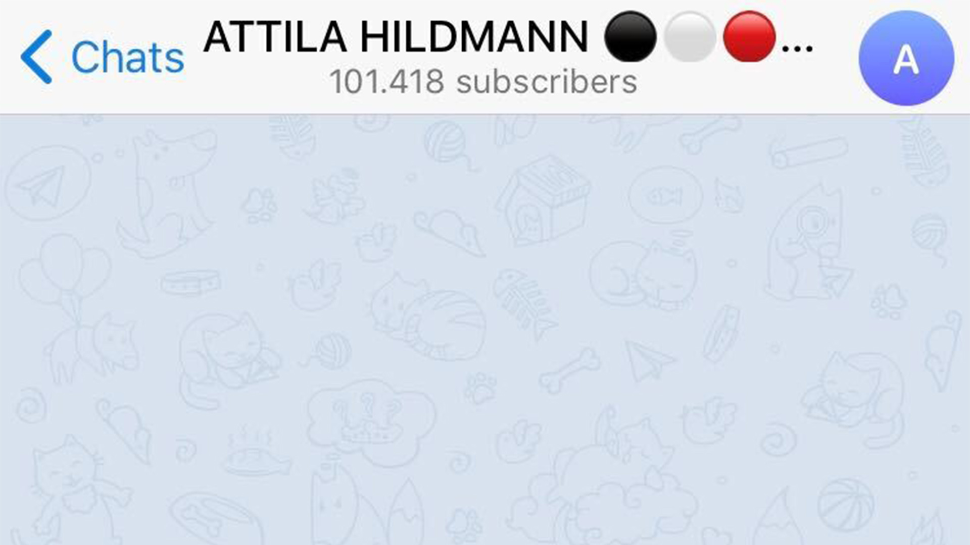 Atilla Hildmann Telegram Kanal Screenshot