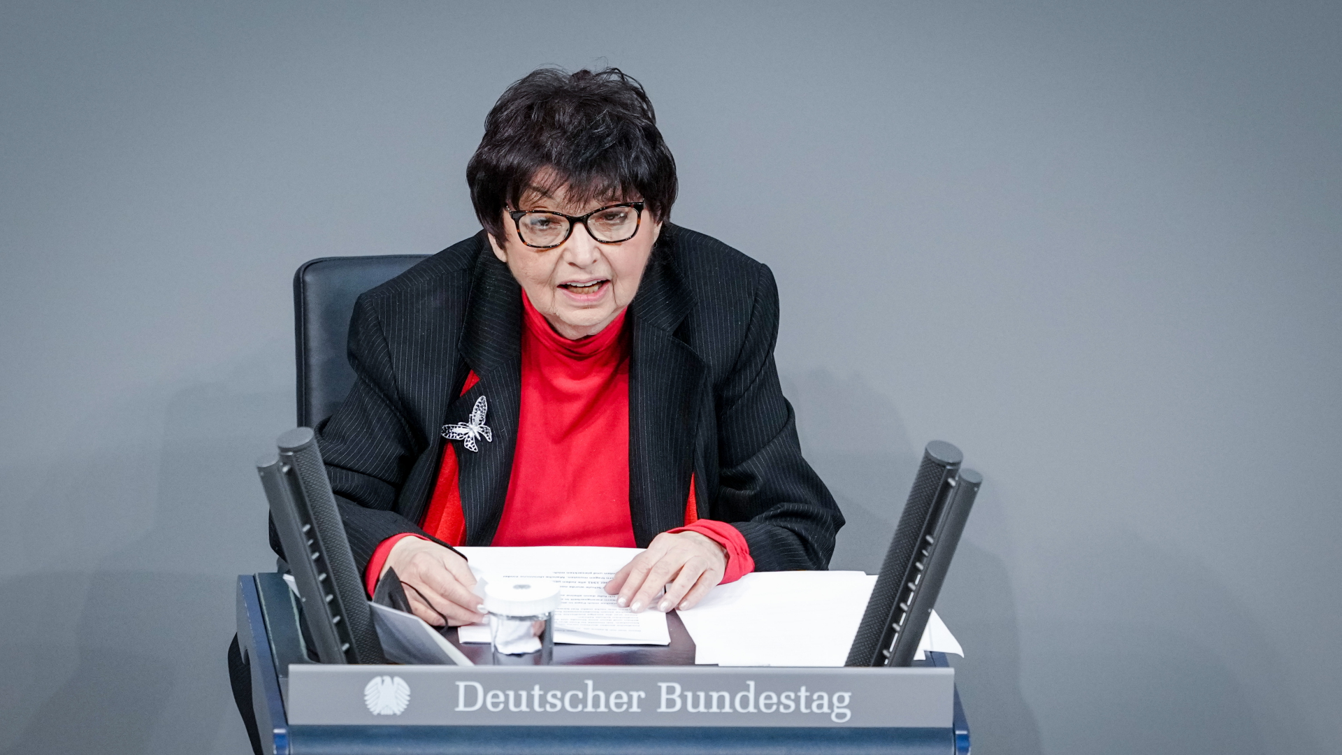 Die Holocaust-Überlebende Inge Auerbacher im Bundestag | dpa