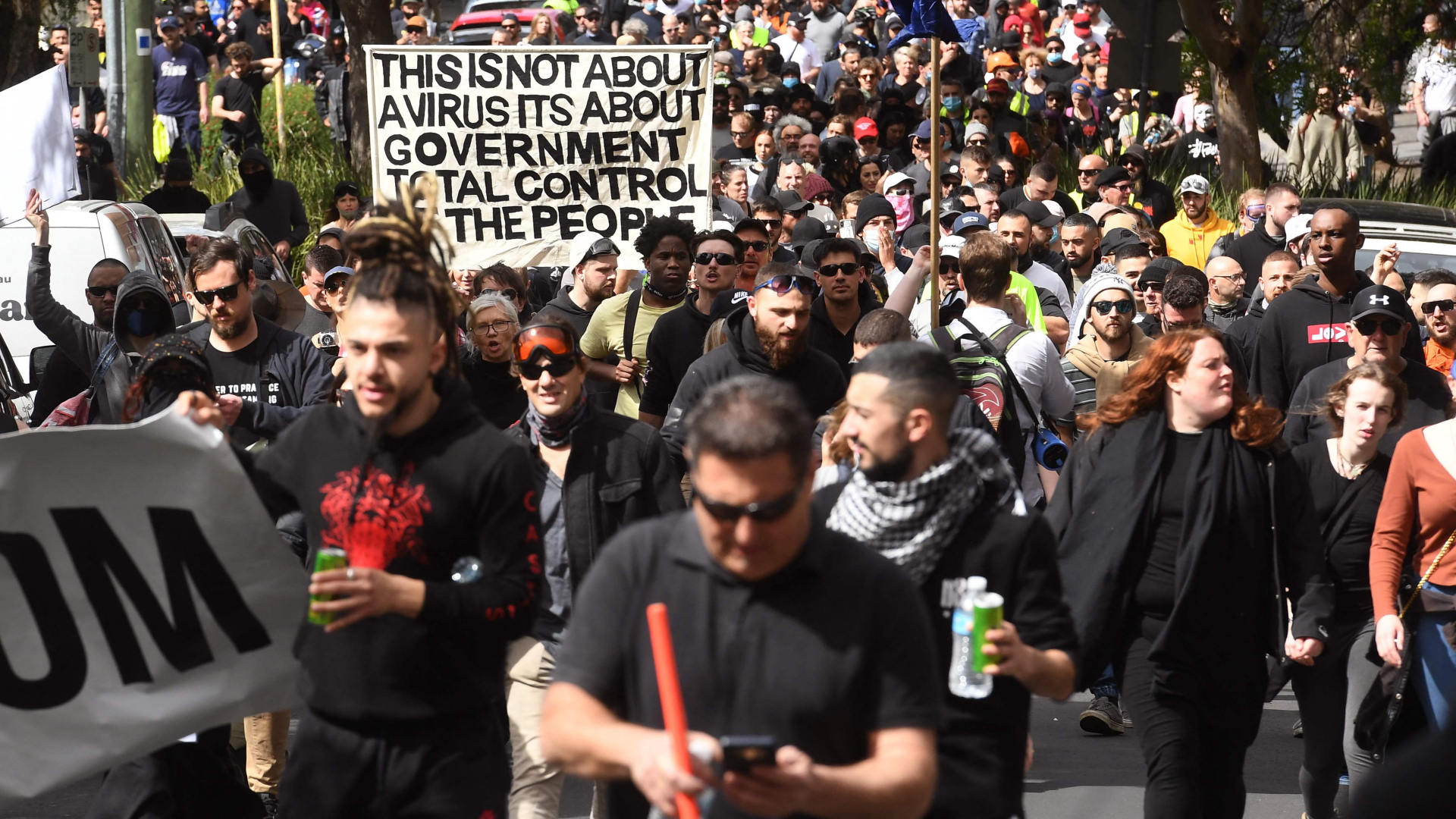Lockdown-Proteste in Melbourne | AFP