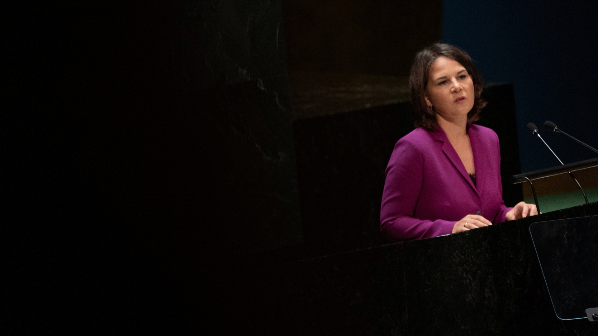 Außenministerin Annalena Baerbock spricht bei den UN | REUTERS