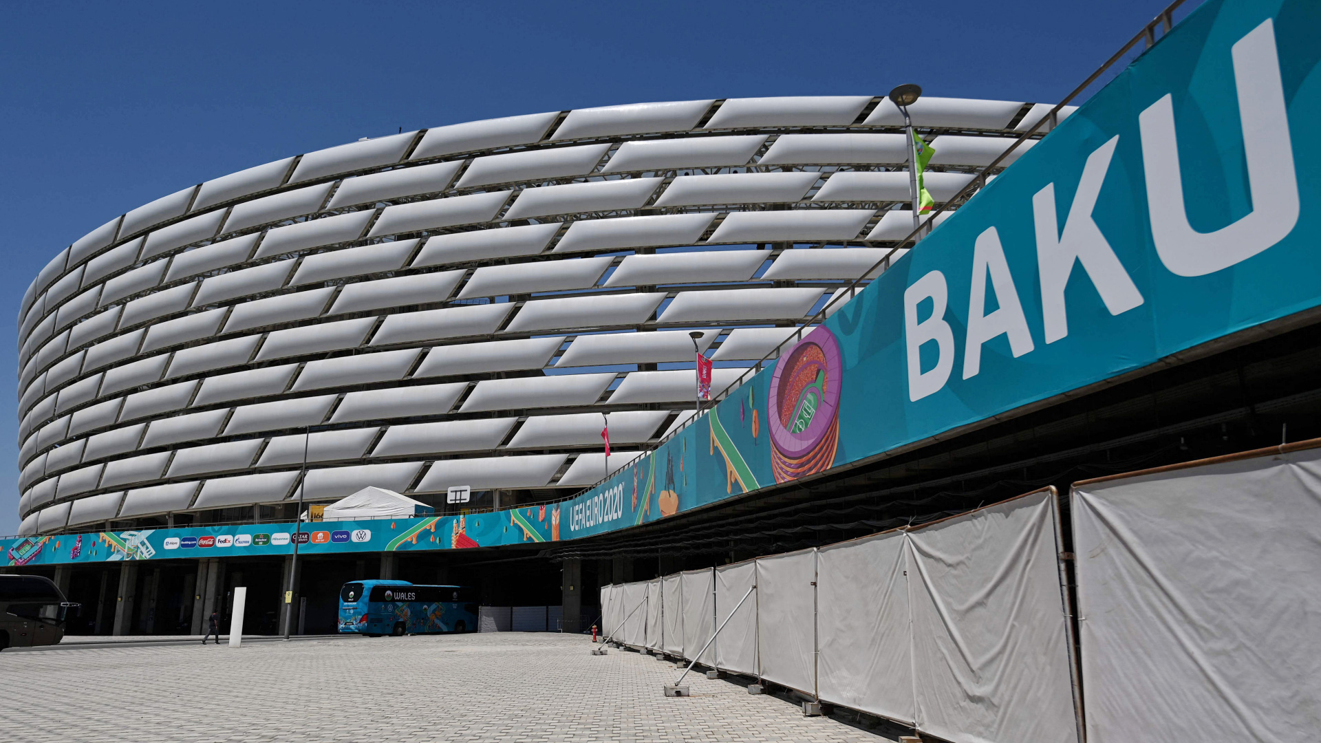 Stadion der Fußball-EM in Baku (Aserbaidschan) | AFP