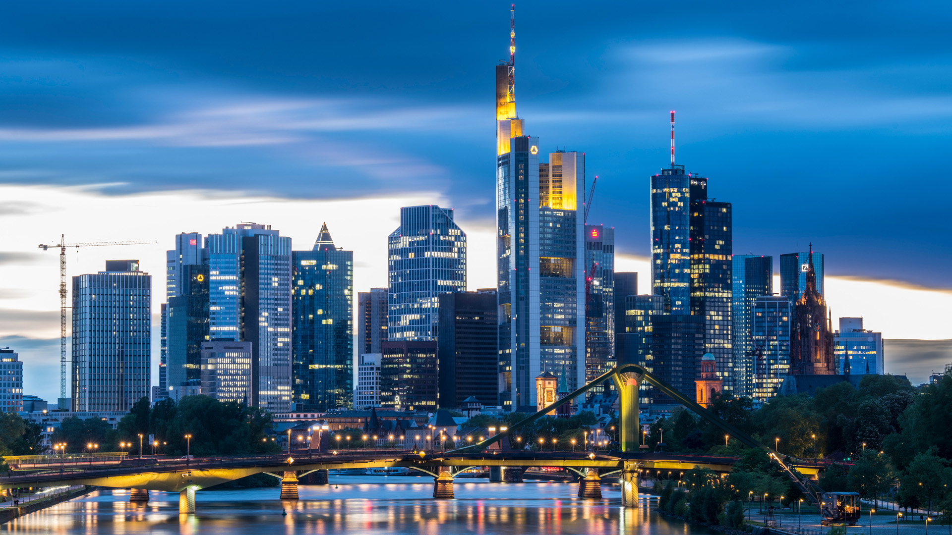 Hochhäuser des Bankenviertels in Frankfurt | picture alliance/dpa