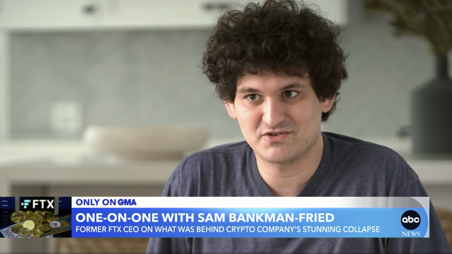 Samuel Bankman-Fried im Interview mit ABC (Archivbild) | AP