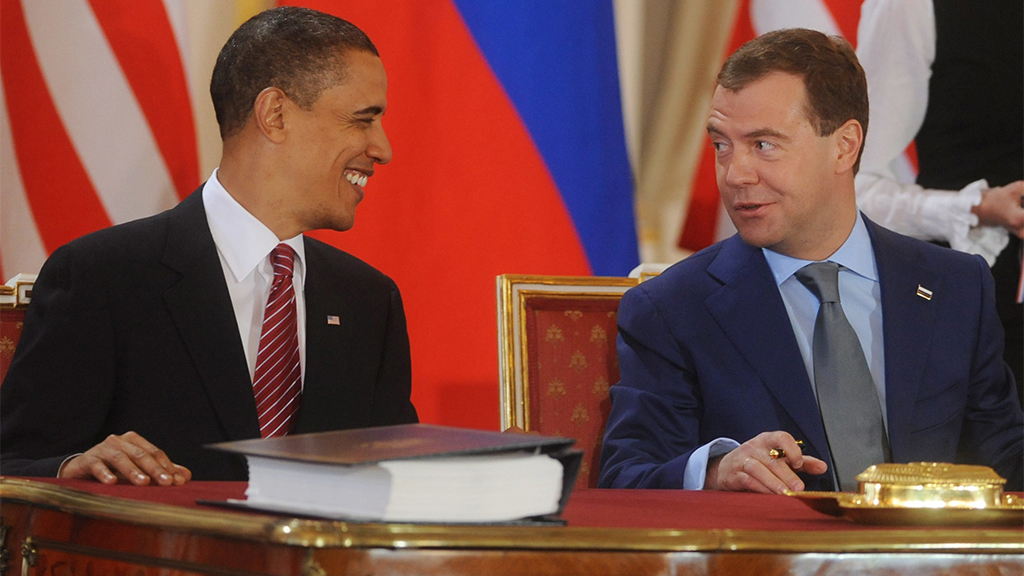 Barack Obama und Dimitri Medwedjew | picture alliance / dpa