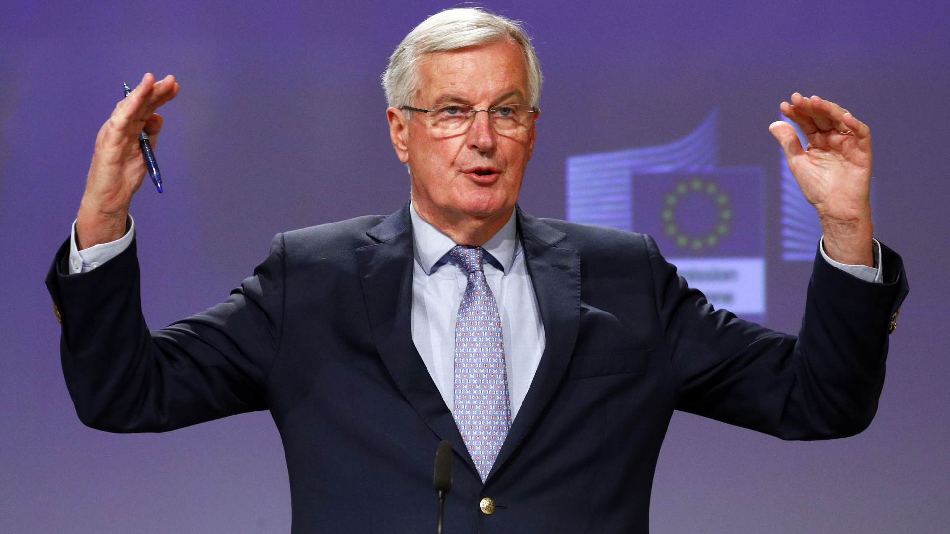 Michel Barnier, EU-Verhandlungsführer mit Großbritannien, in Brüssel. | FRANCOIS LENOIR/POOL/EPA-EFE/Shu