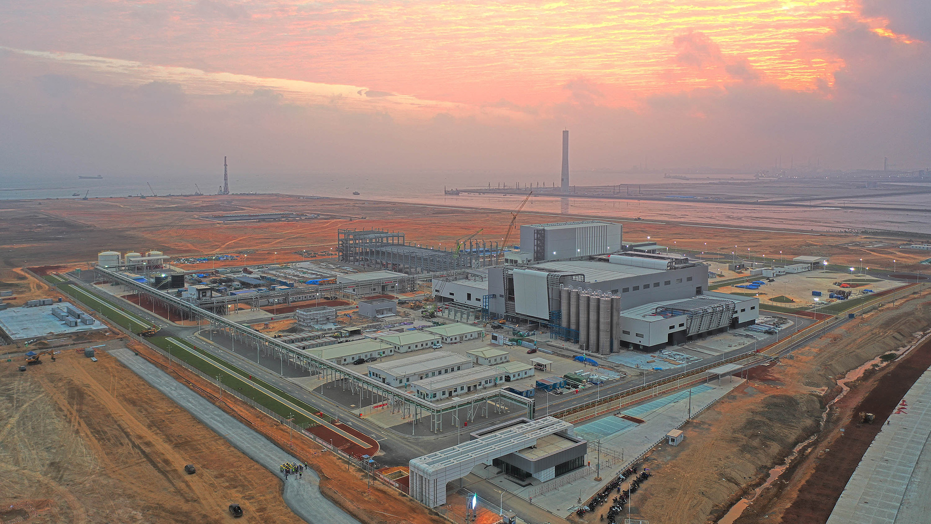 Blick auf den BASF-Verbundstandort Zhanjiang in der südchinesischen Provinz Guangdong. | picture alliance / Xinhua News A